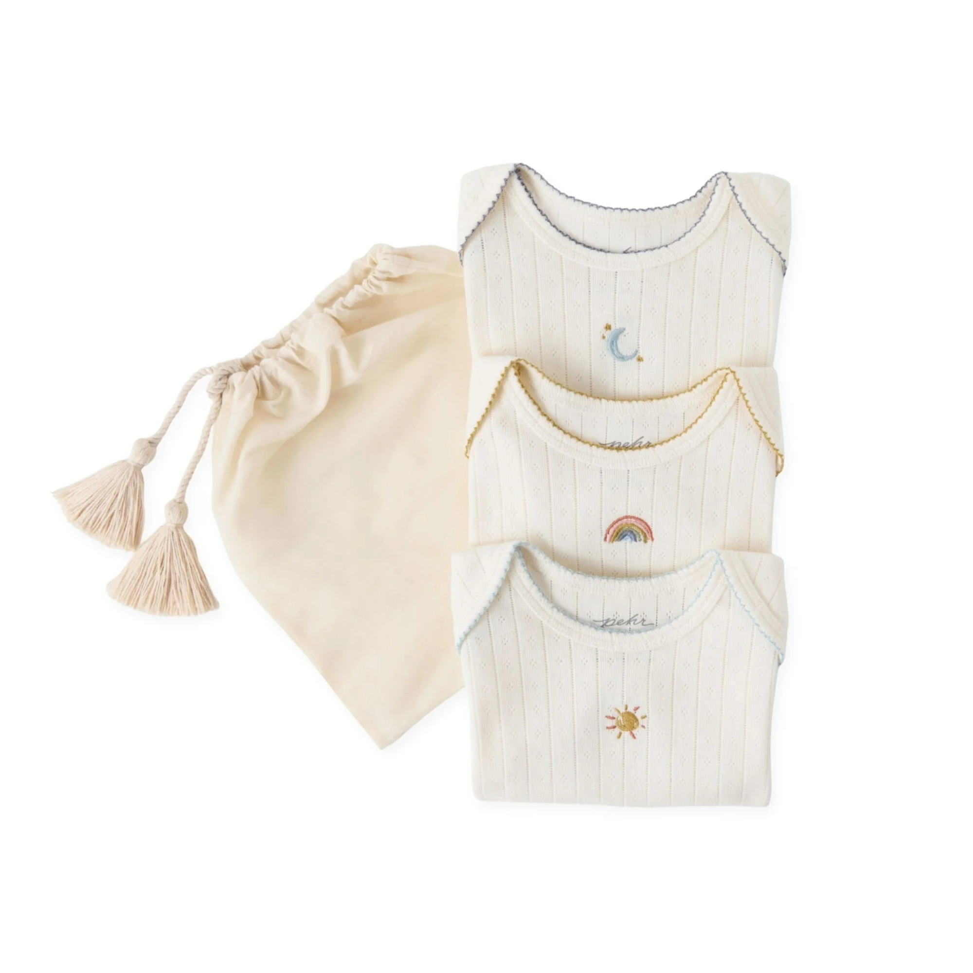 Petit Pehr Pointelle One-Piece 3-Pack
