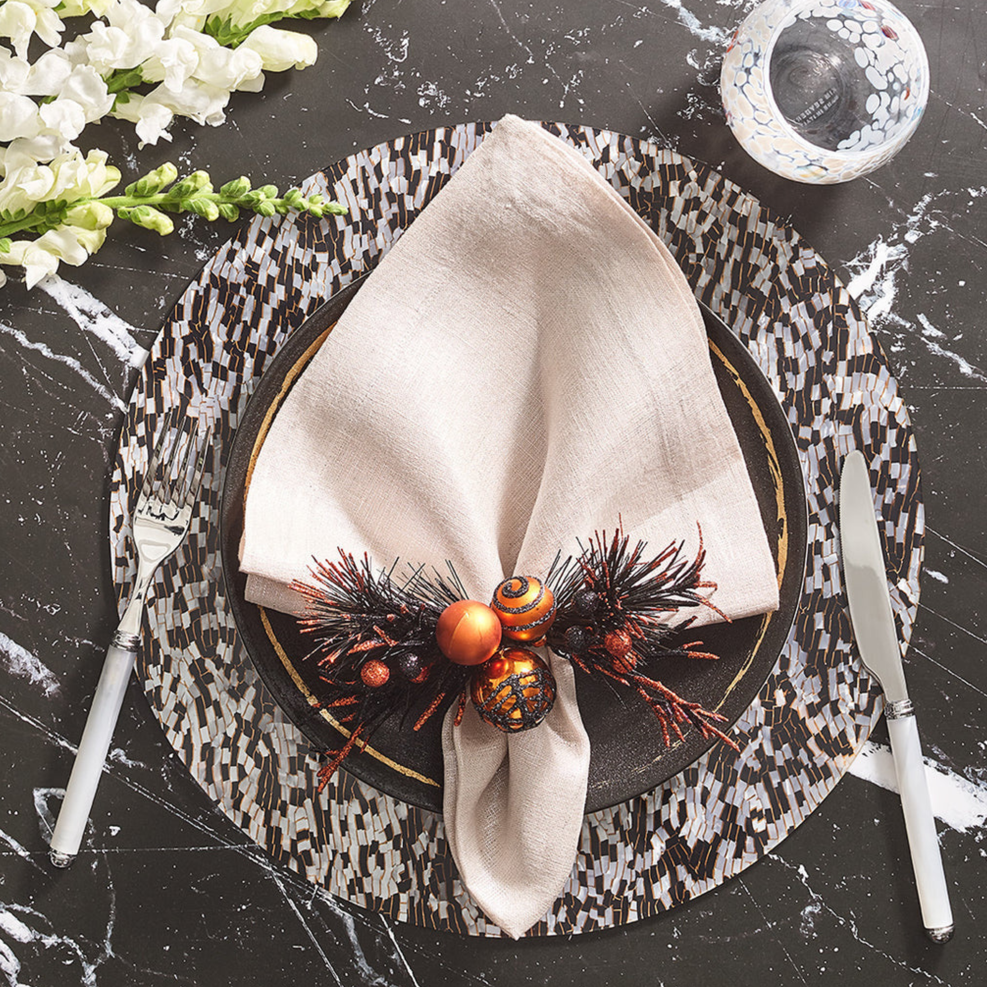 Halloween Napkin Ring - Set of 4