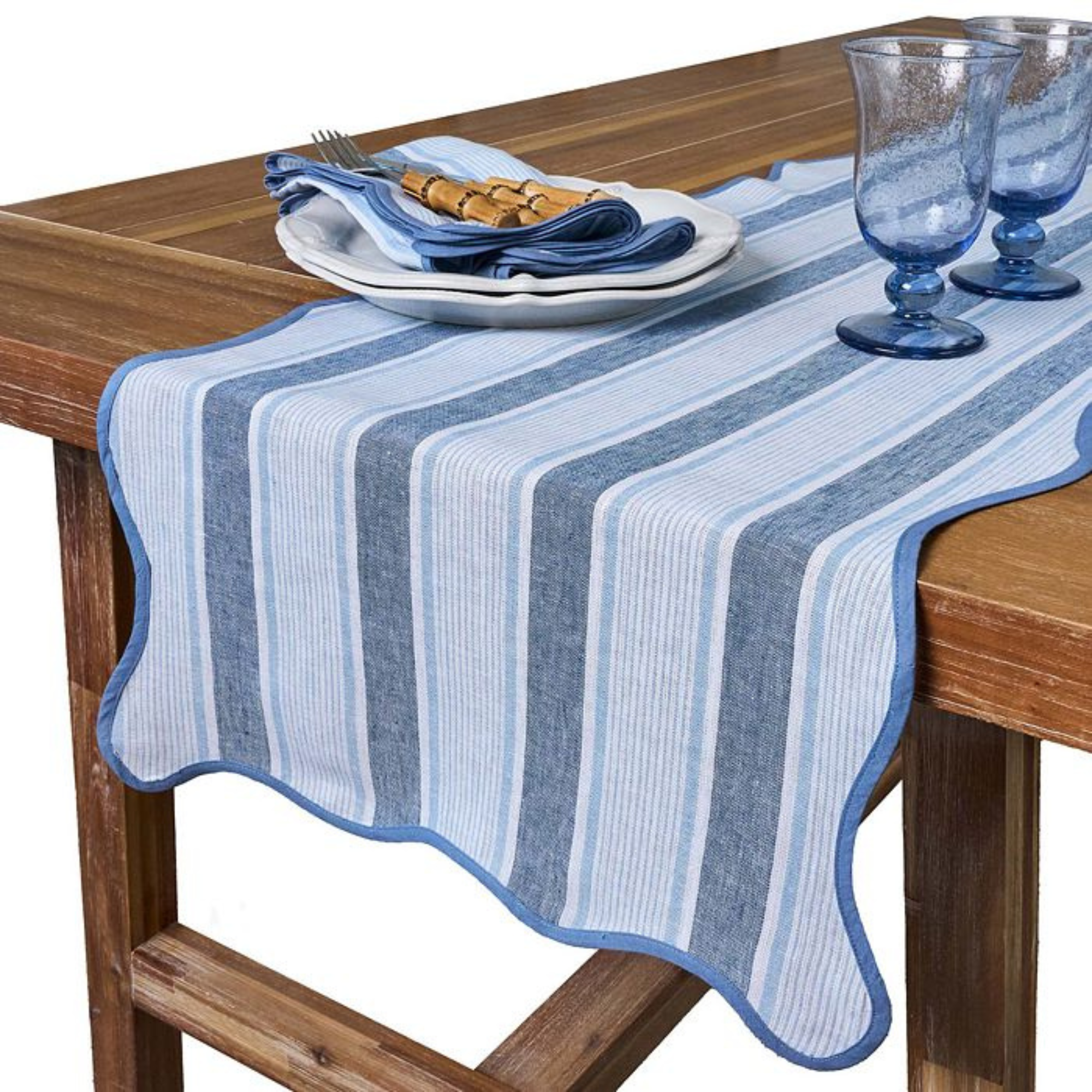 Cabana Stripe 18" x 90" Table Runner