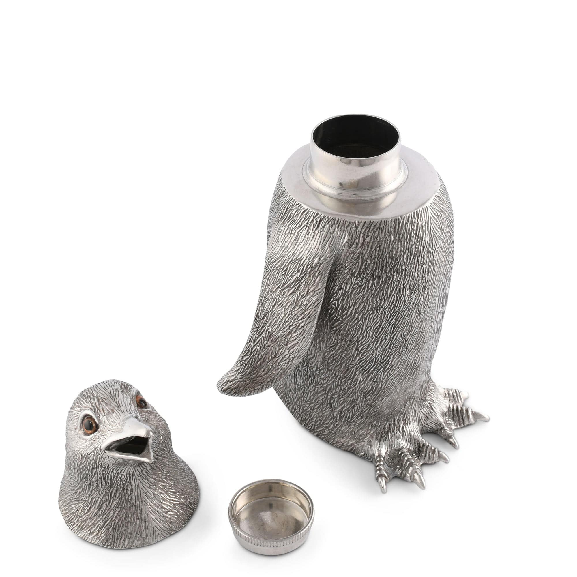 Pewter Penguin Cocktail Shaker