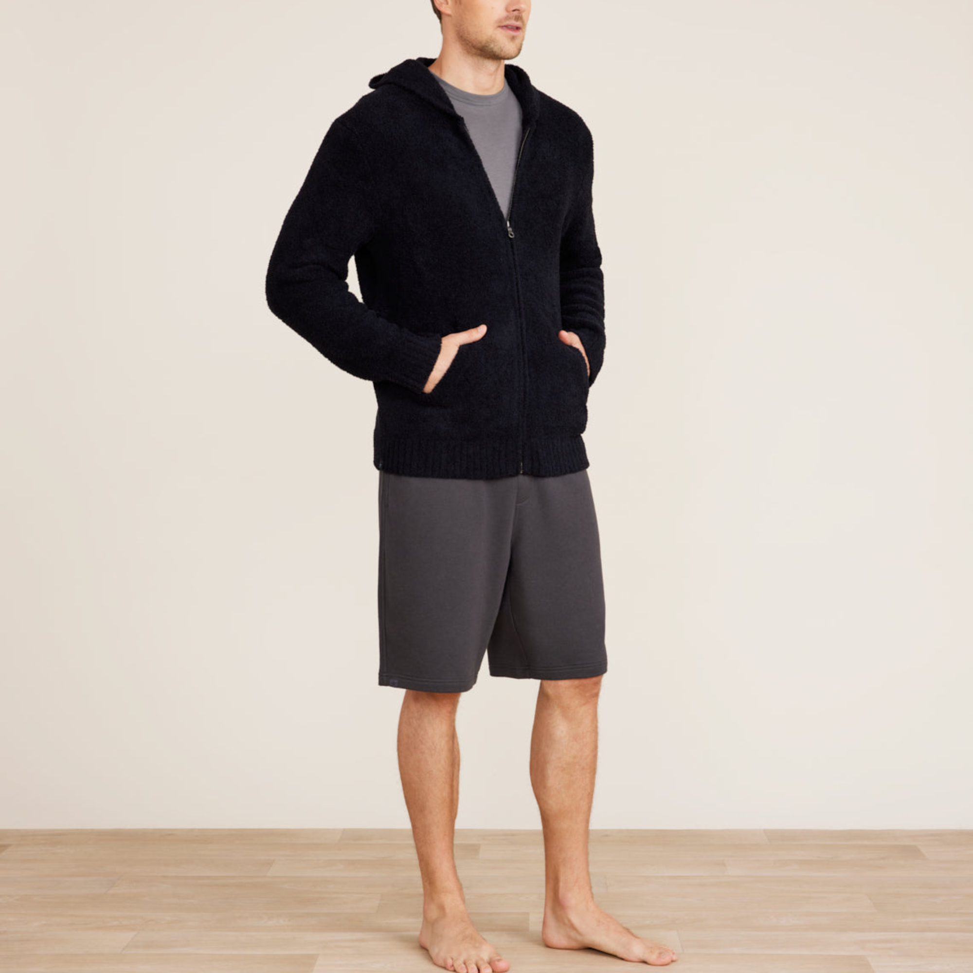 CozyChic Men's Zip Up Hoodie