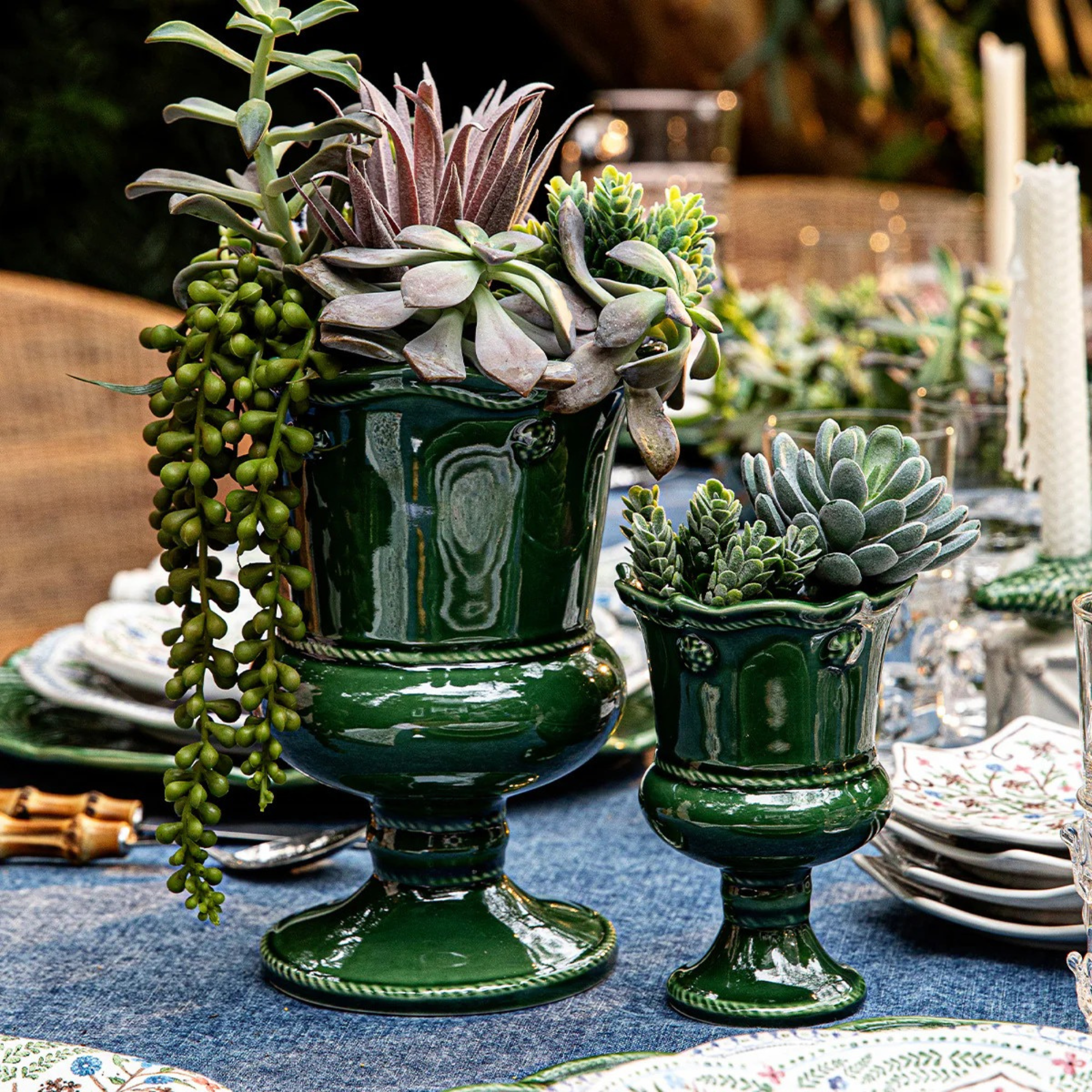 Berry & Thread Petite Parterre Garden Vase - Basil