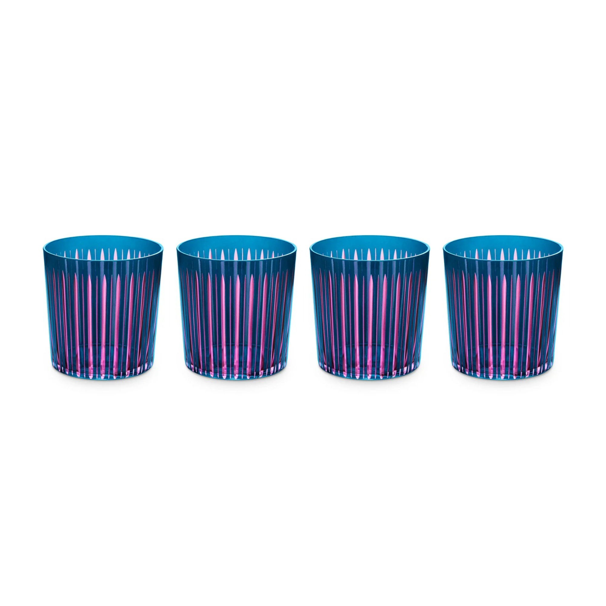 Prism Double Old Fashioned Glasses - Set of 4