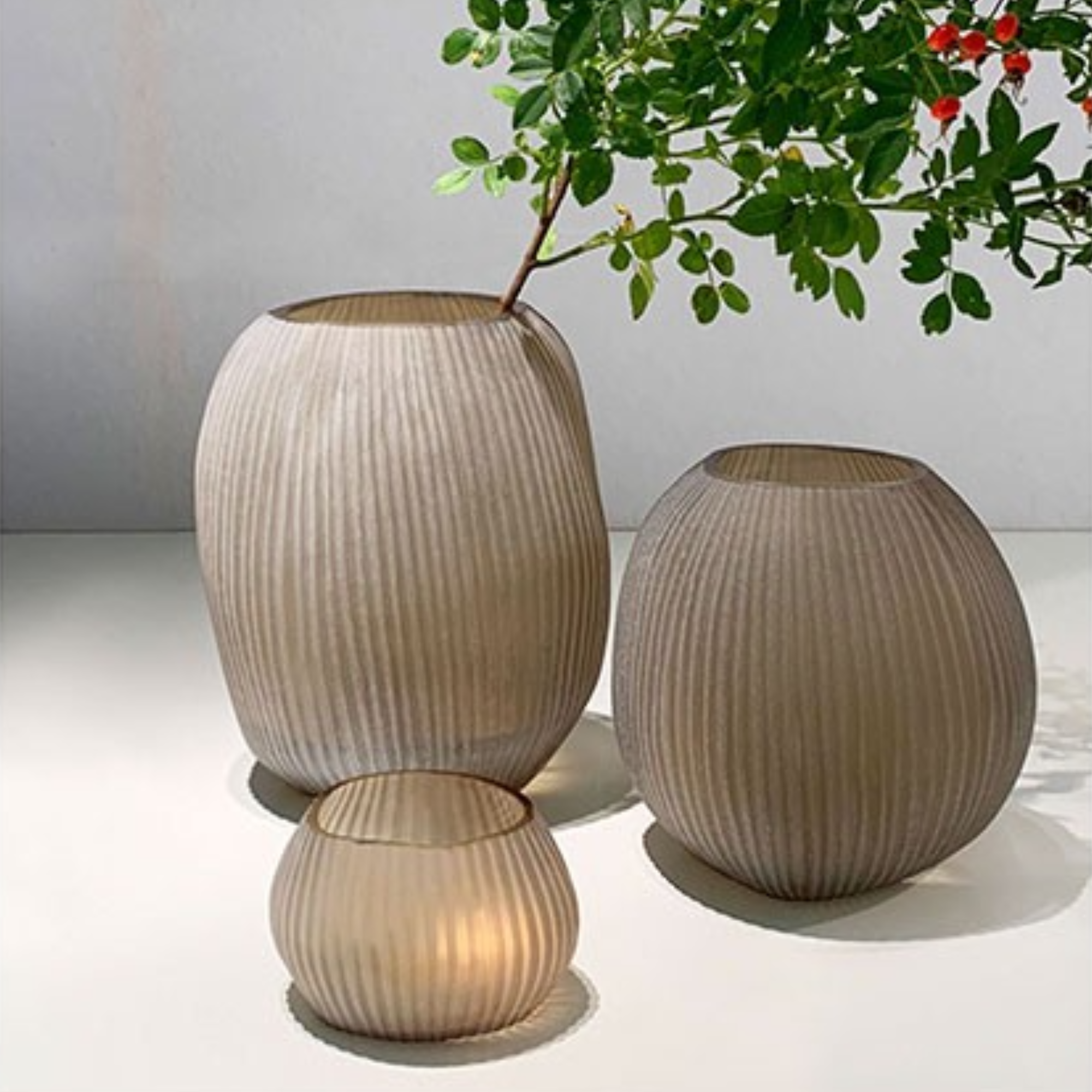 Nagaa Vase - Smokegrey