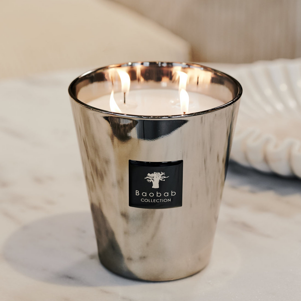 Baobab Collection Platinum Scented Candle | Maison & Tavola