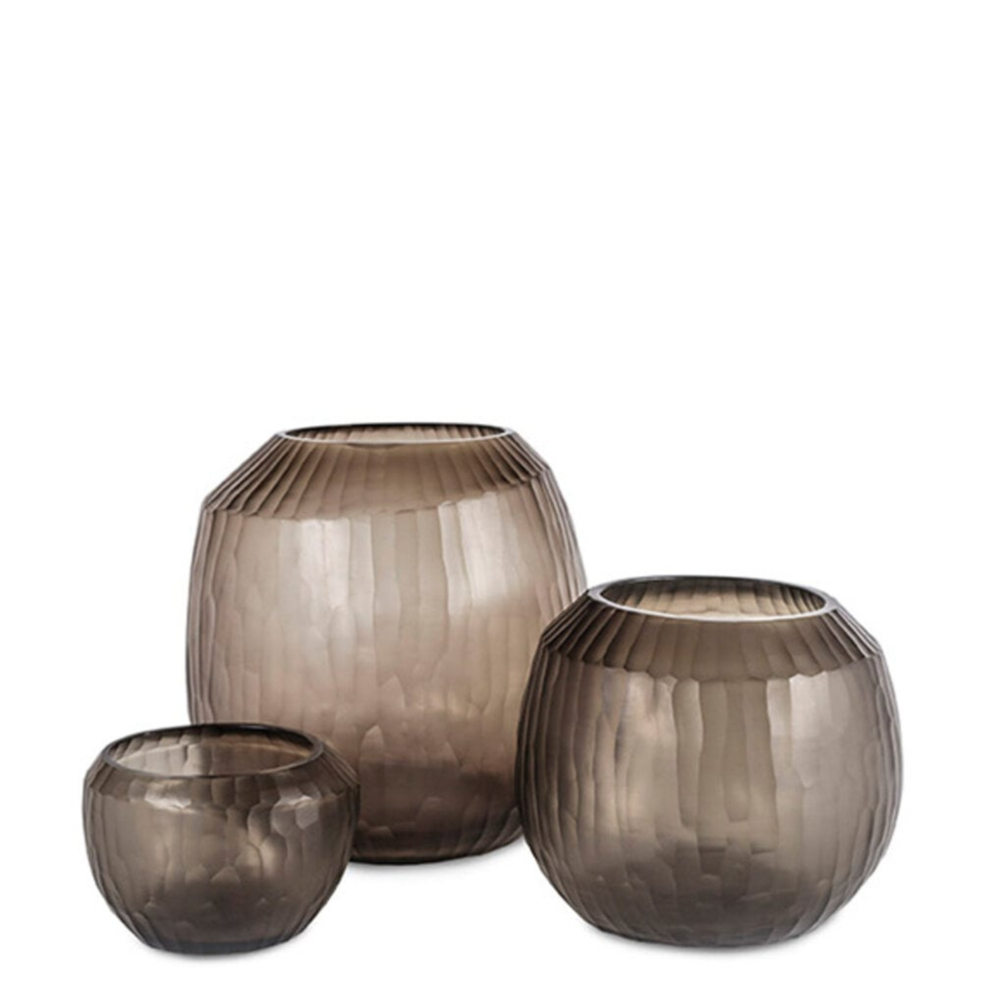 Malia Vase - Smoke Grey