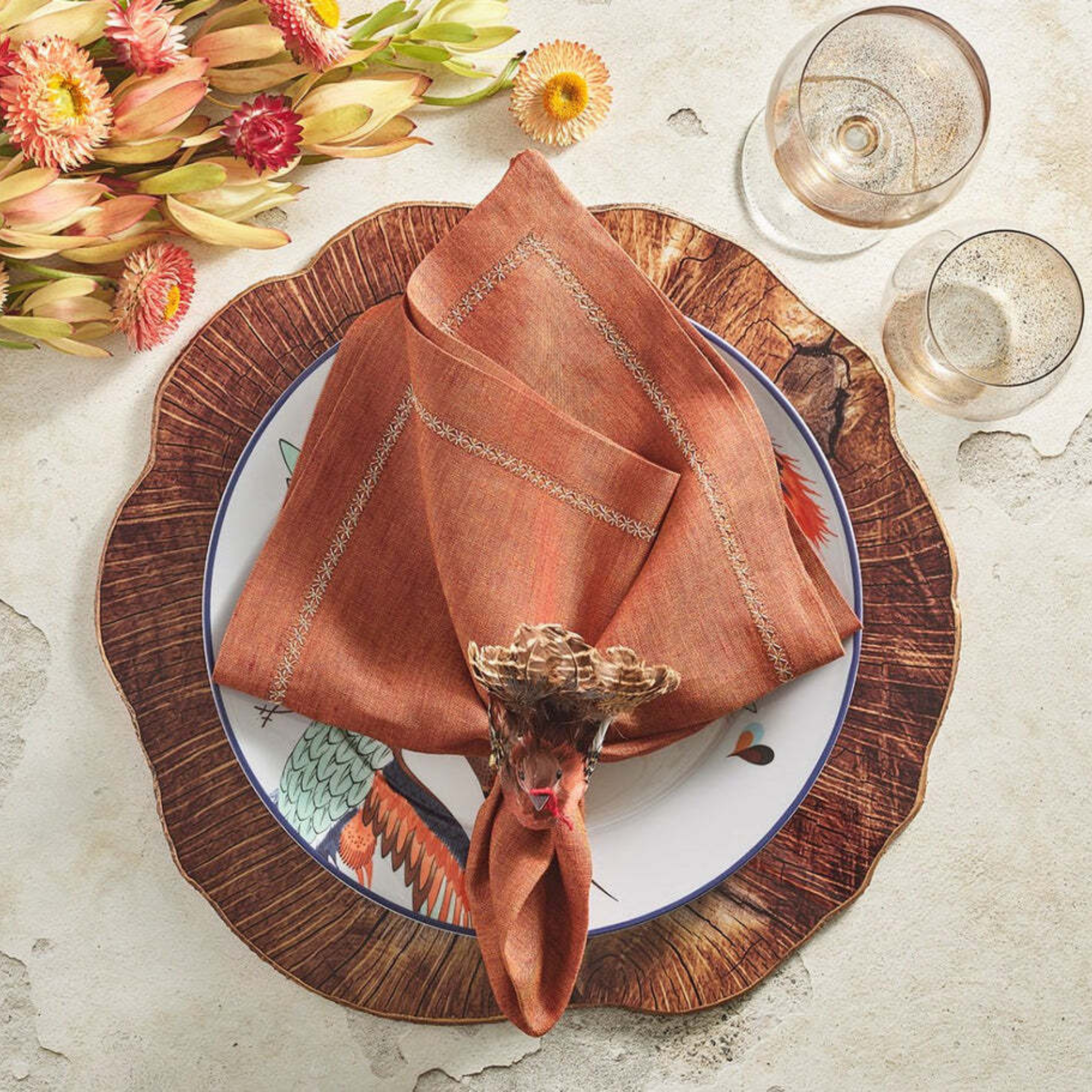 Gobble Napkin Ring - Set of 4