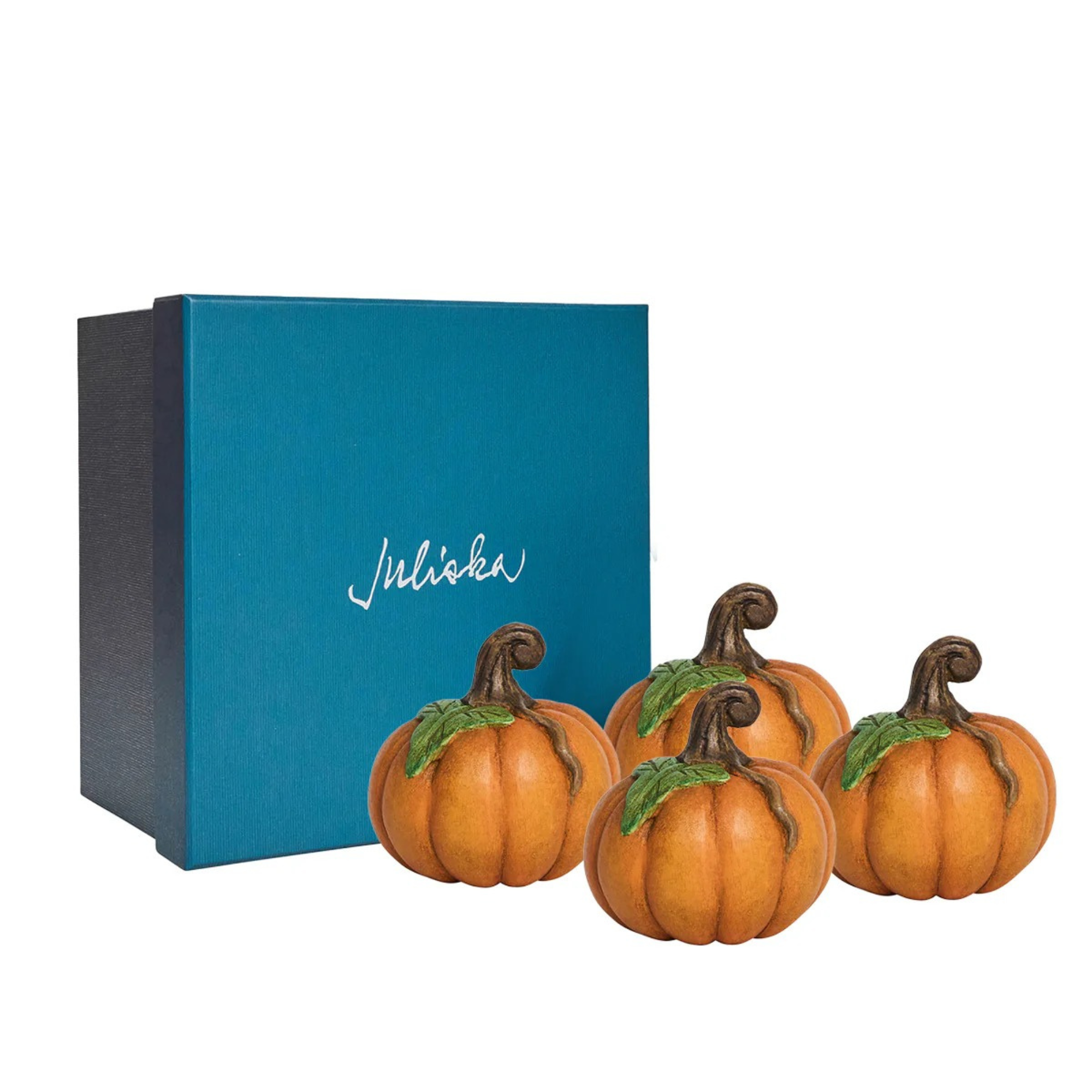 Forest Walk Pumpkin Place Card Holder - Set of 4