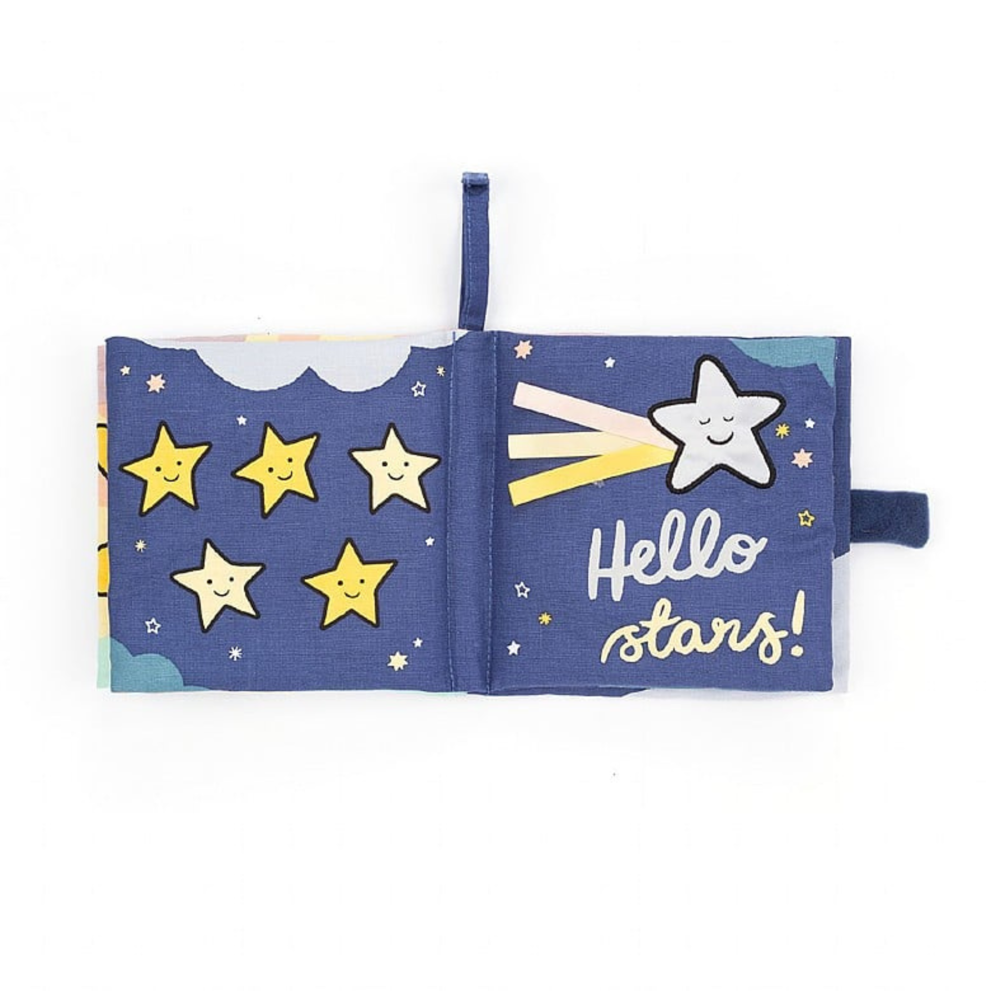 Hello Moon Fabric Book & Amuseable Moon Soother