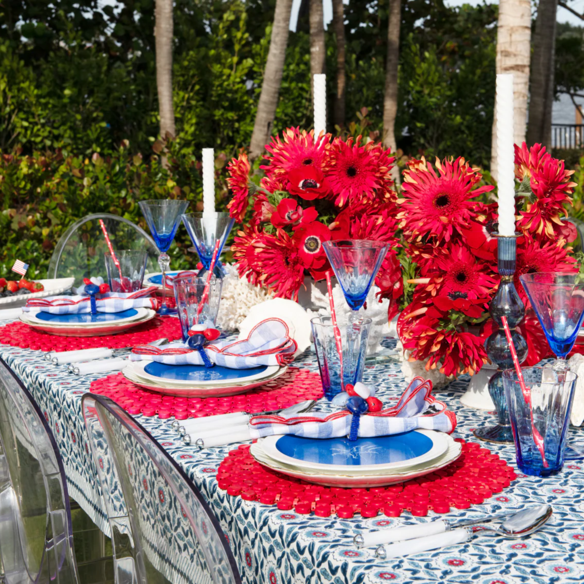 Daphne Tumbler in Blue - Set of 4