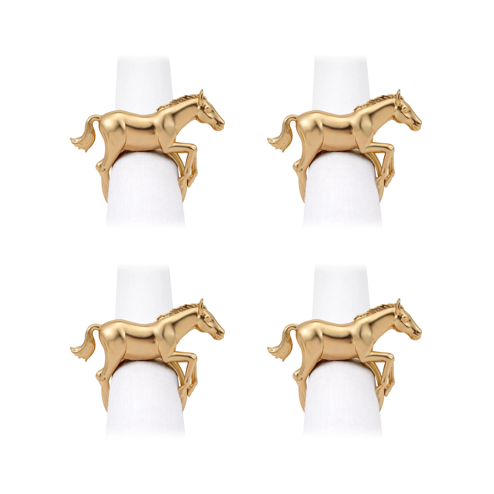 Horse Napkin Jewels - Set of 4