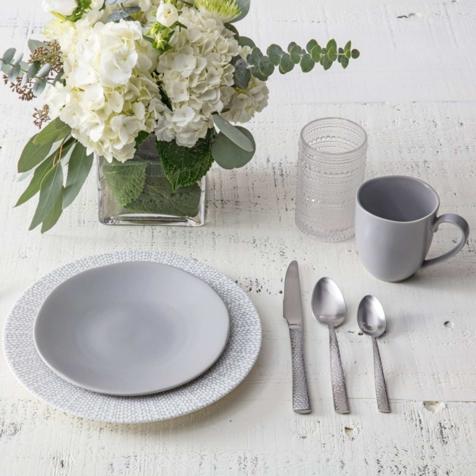 Heirloom Smoke 16pc Dinnerware Set