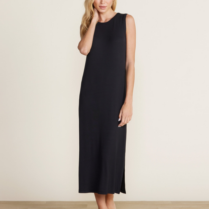 Malibu Collection Ultra Soft Rib Tank Dress