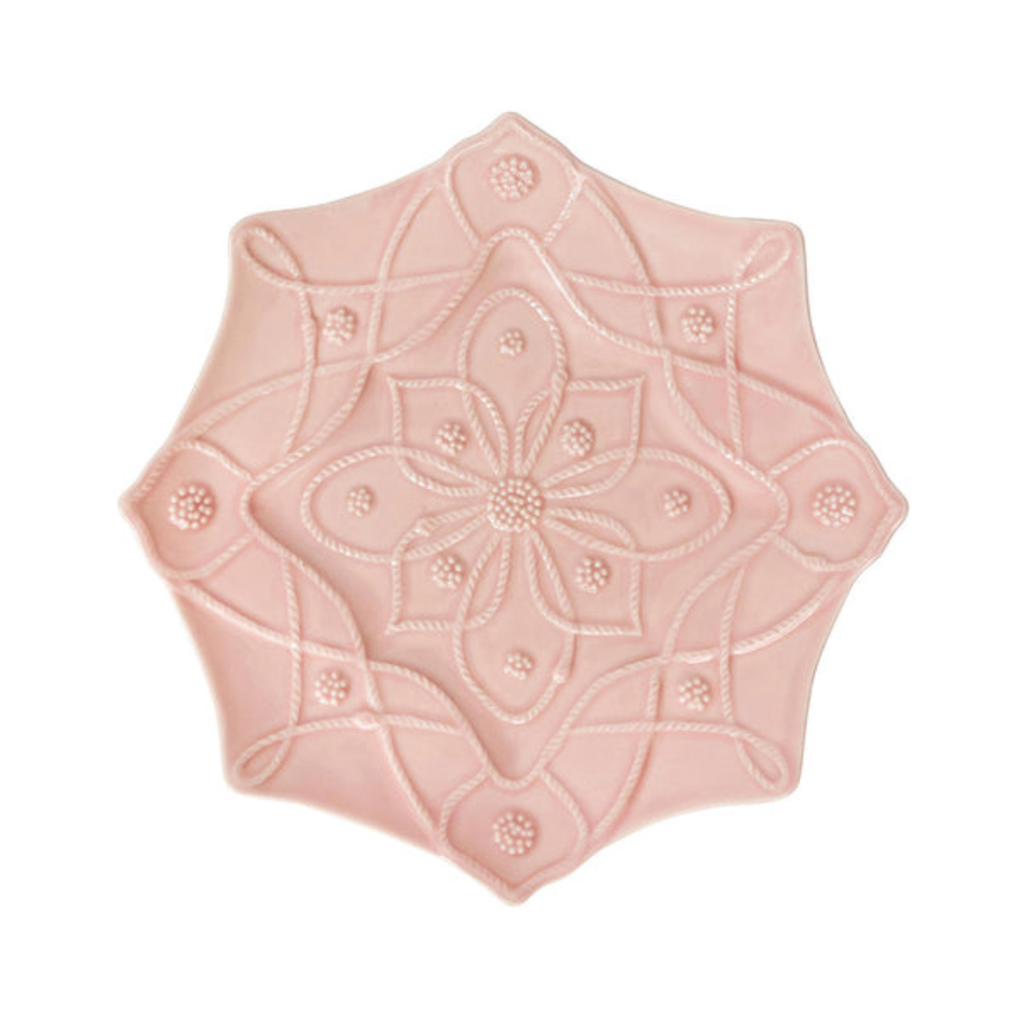 Jardin Du Monde Dessert/Salad Plate - Blush - Set of 4