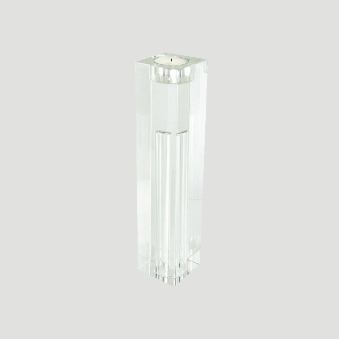 Tall Slim Crystal Bud Vase