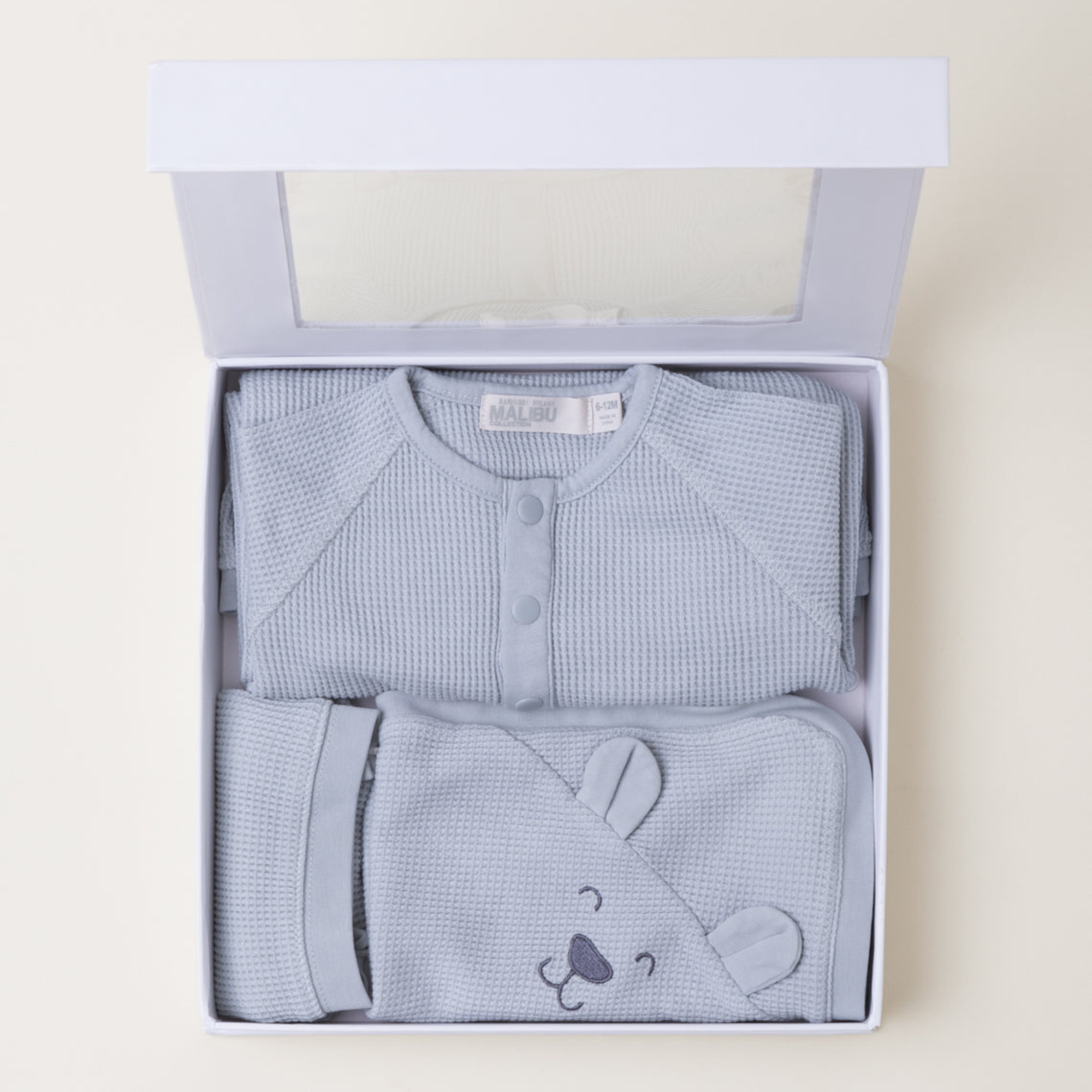 Malibu Collection Waffle Knit Baby Bundle