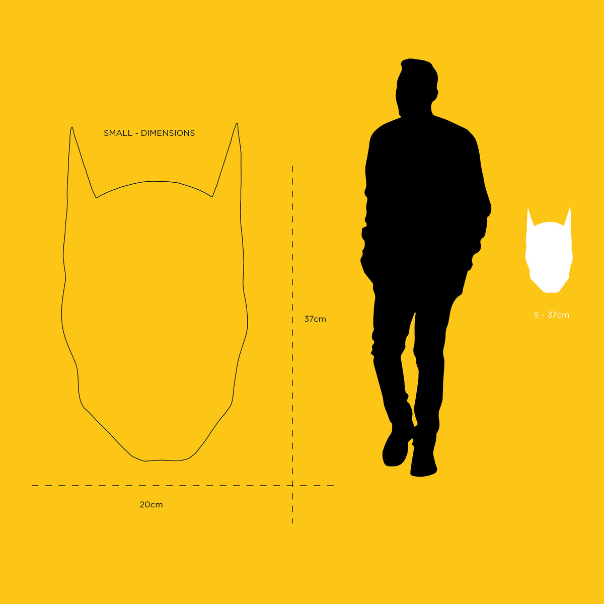 Batman Wall Mask with Stand