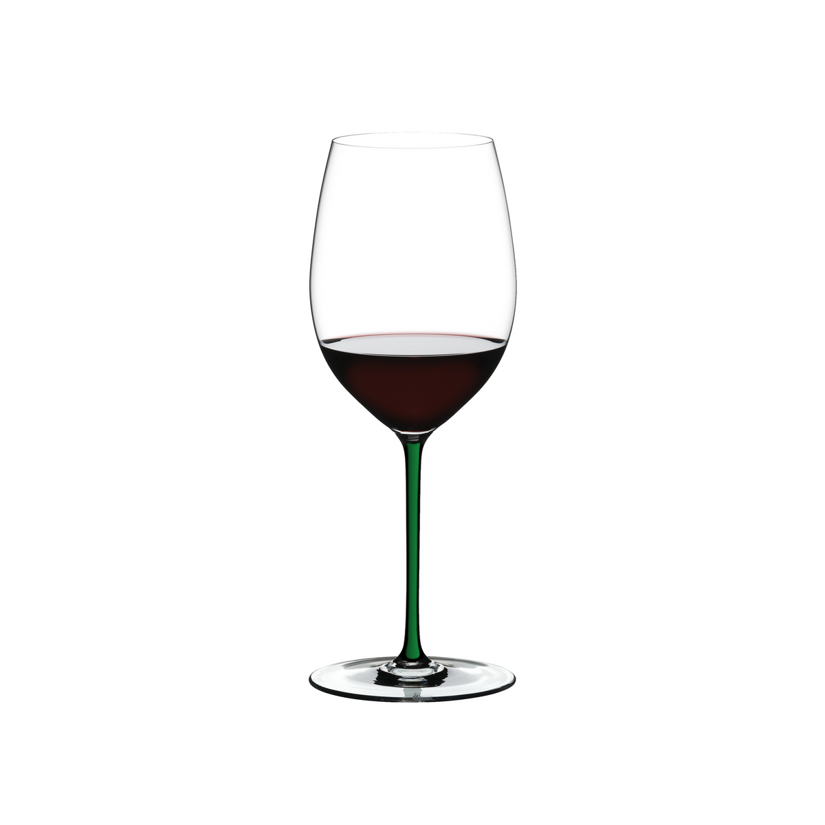 Fatto A Mano Cabernet-Merlot Wine Glass in Green