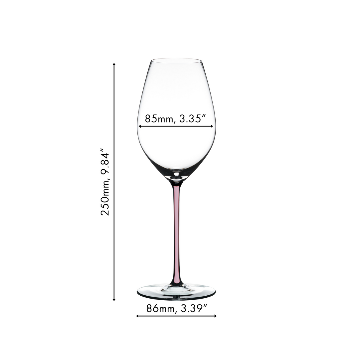 Fatto A Mano Champagne Wine Glass in Pink