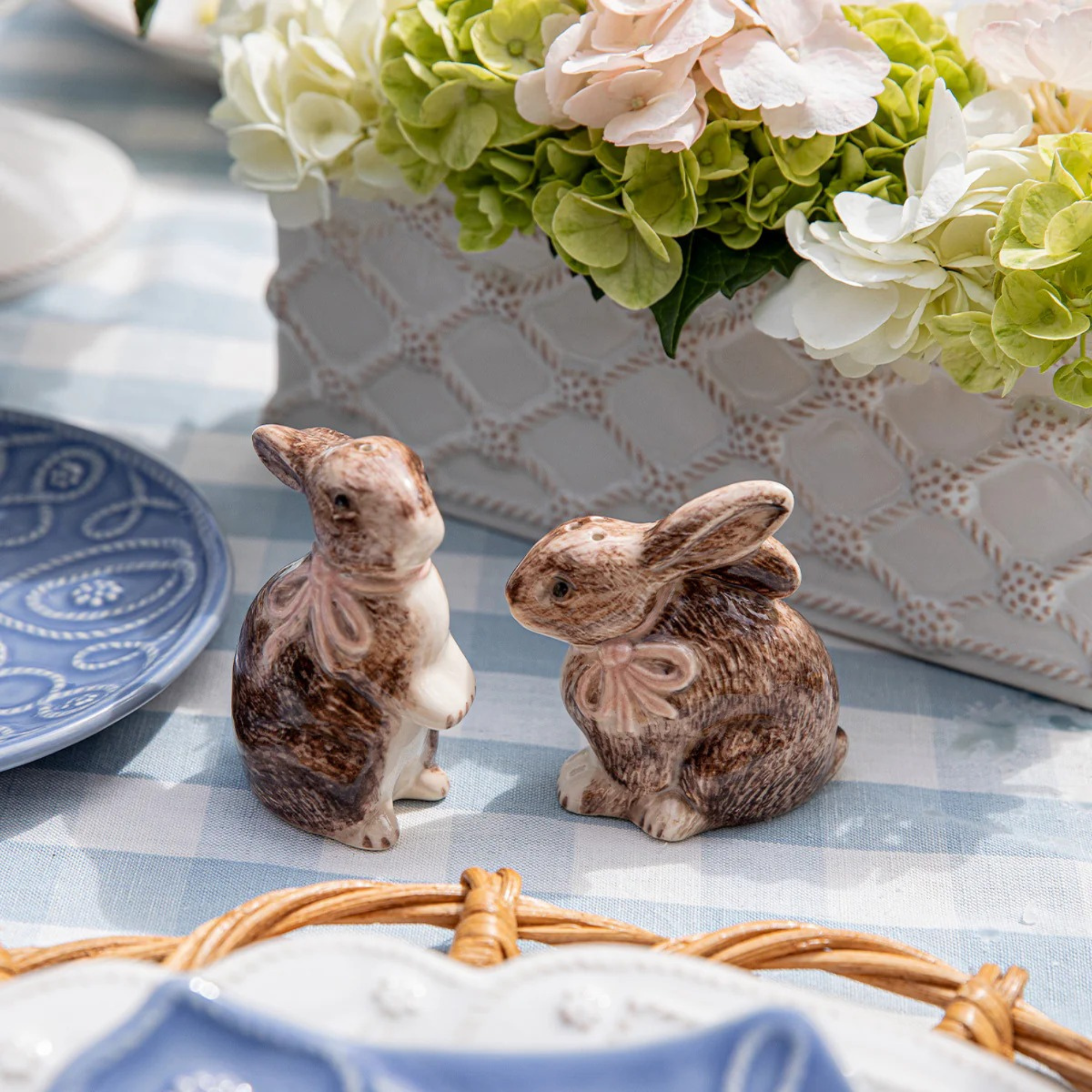 Clever Creatures Bunny Salt & Pepper Napoleon & Josephine - Set of 2