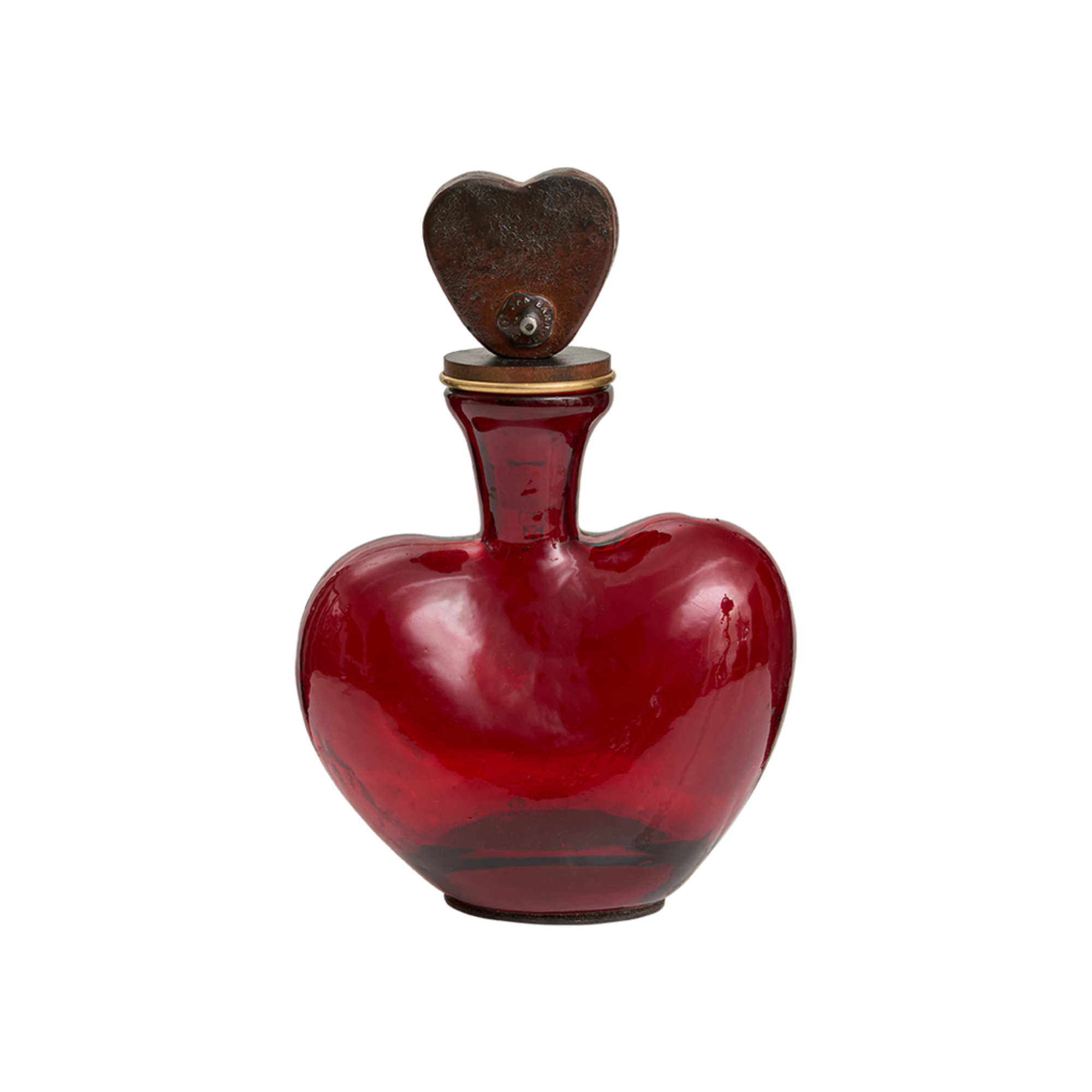 Dos Corazones Heart Decanter