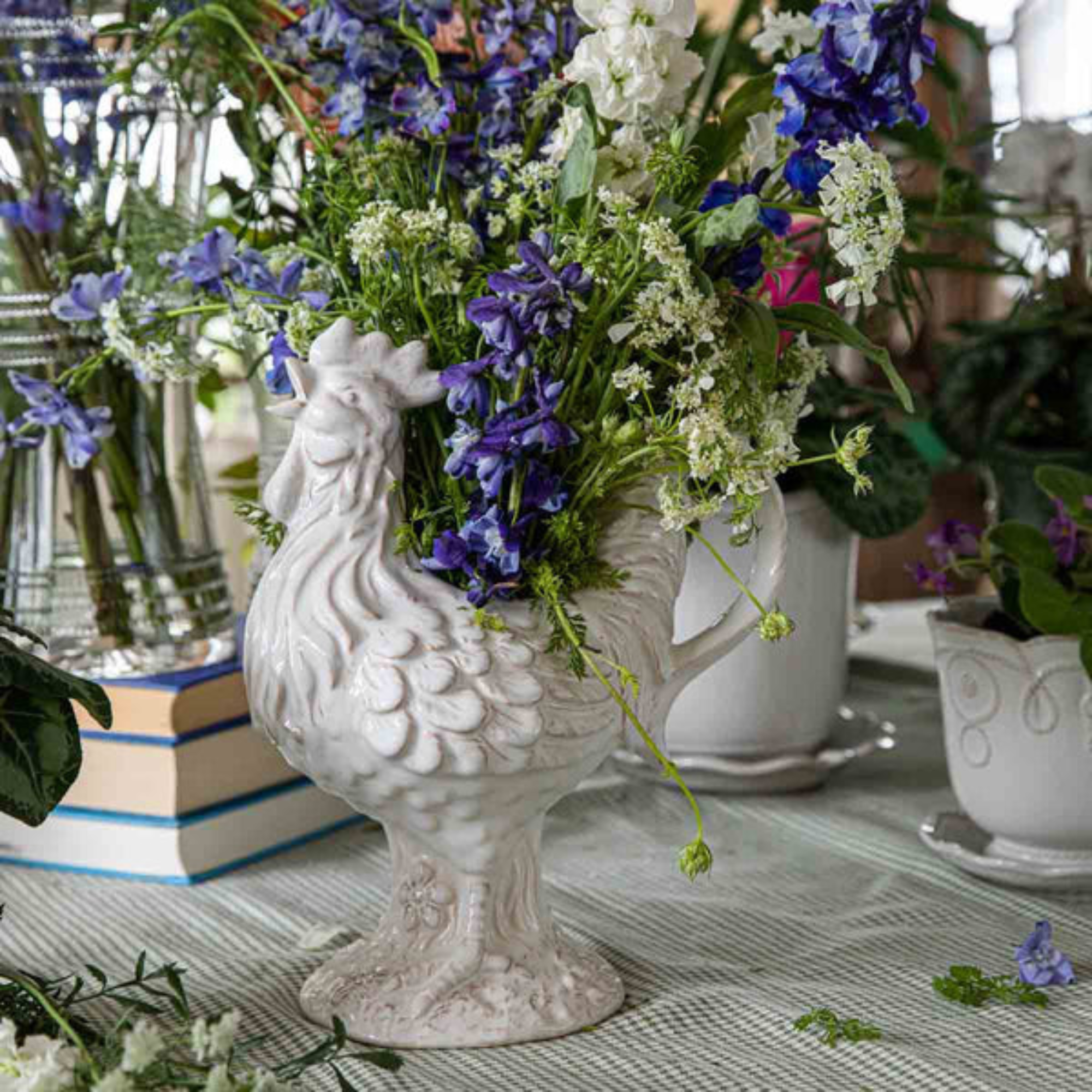 Clever Creatures Rousseau Rooster Pitcher