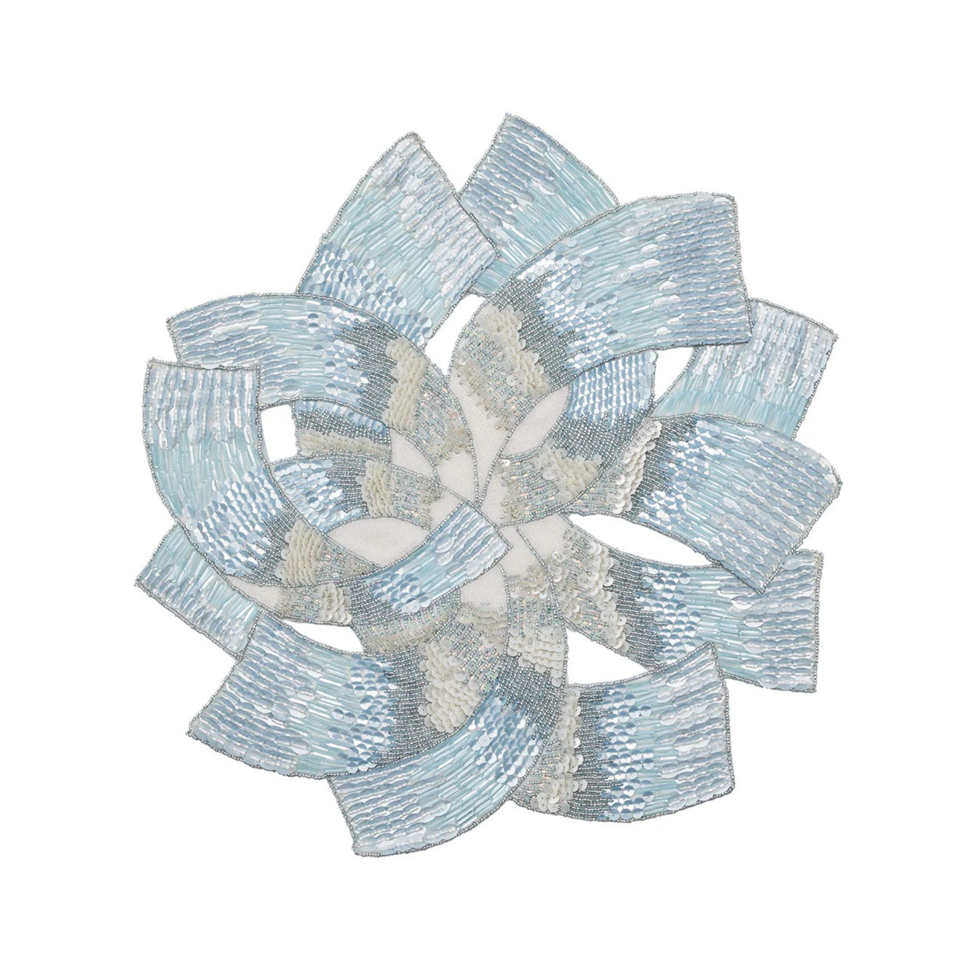 Tidal Placemat in Glacier Blue - Set of 2