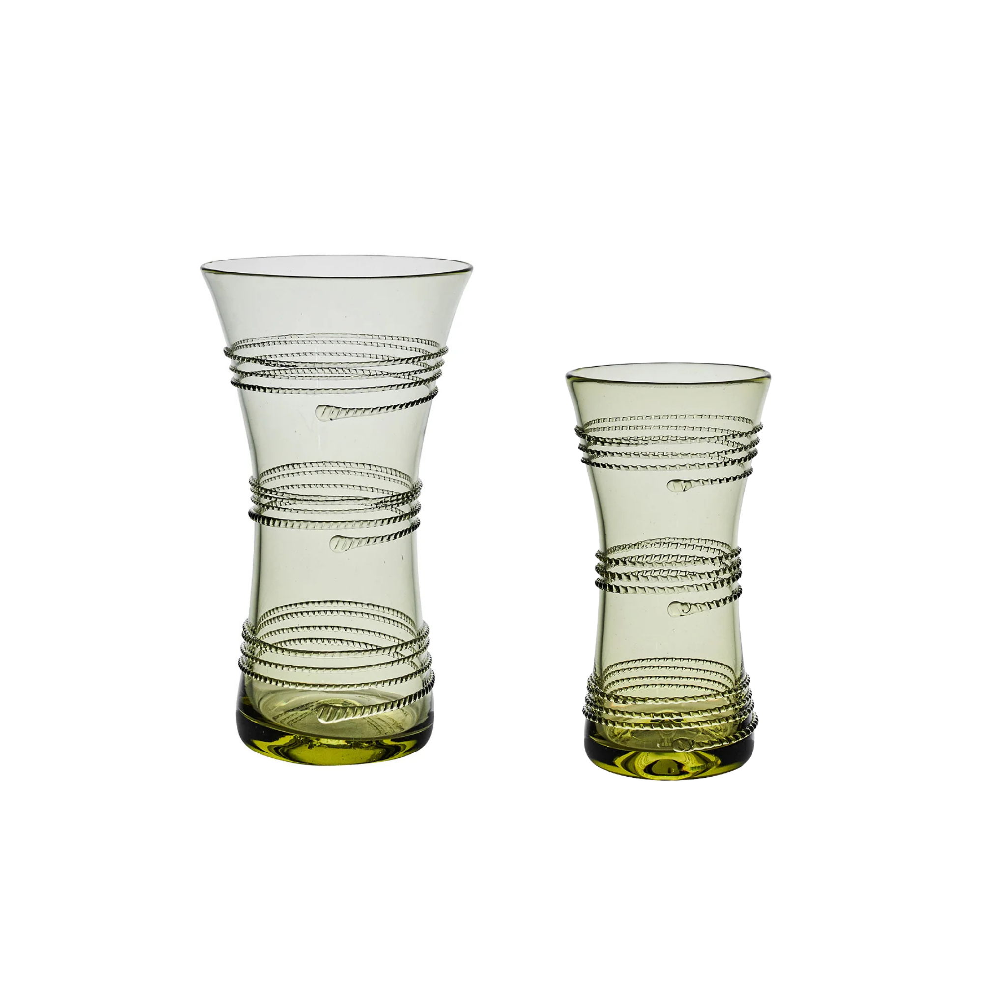 Ella Corset Vase in Green