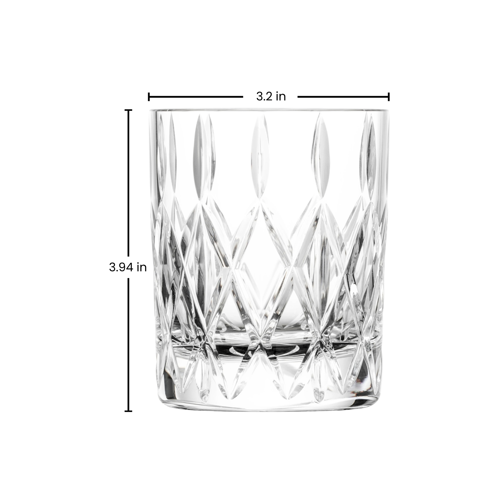 Age Double Old Fashioned Glass - Set of 4