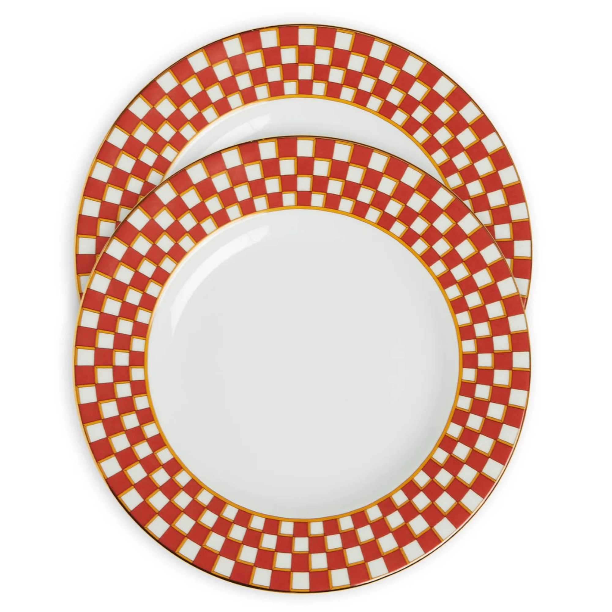 Apollo Brick Dinner Plates - Set of 4