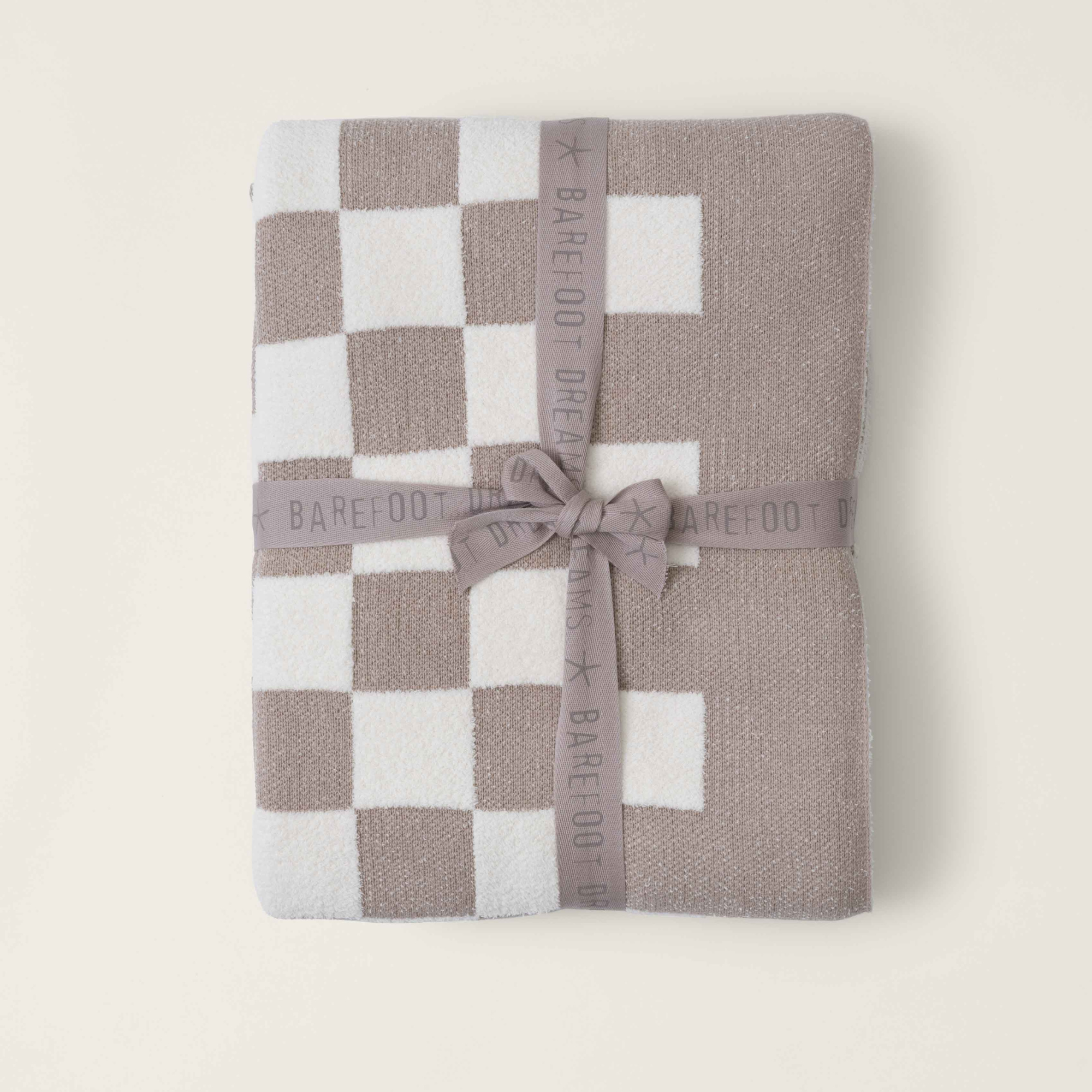 CozyChic Cotton Checkered Throw