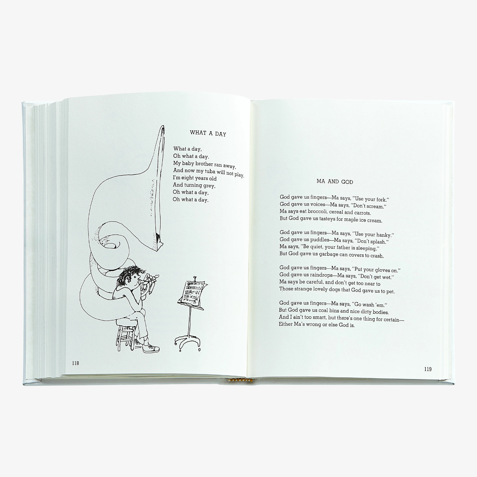 Where the Sidewalk Ends: Poems and Drawings