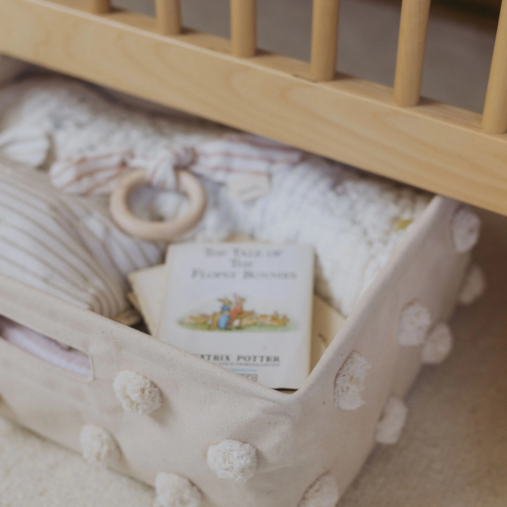 Pom Pom Basket Hideaway - Small