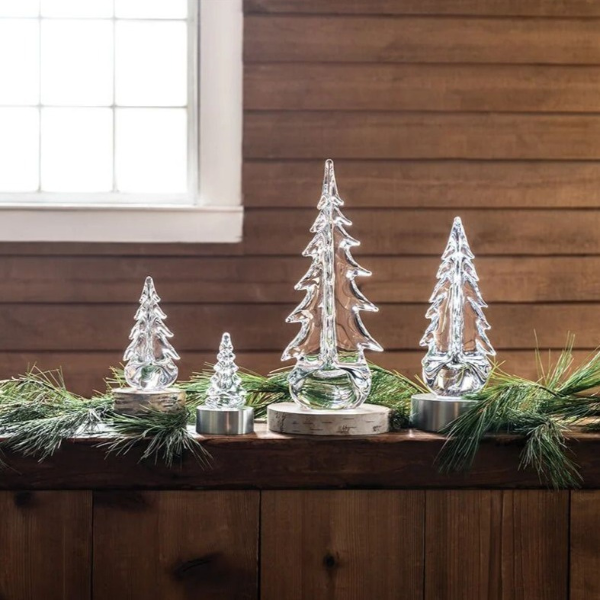 Vermont Evergreen Glass Tree