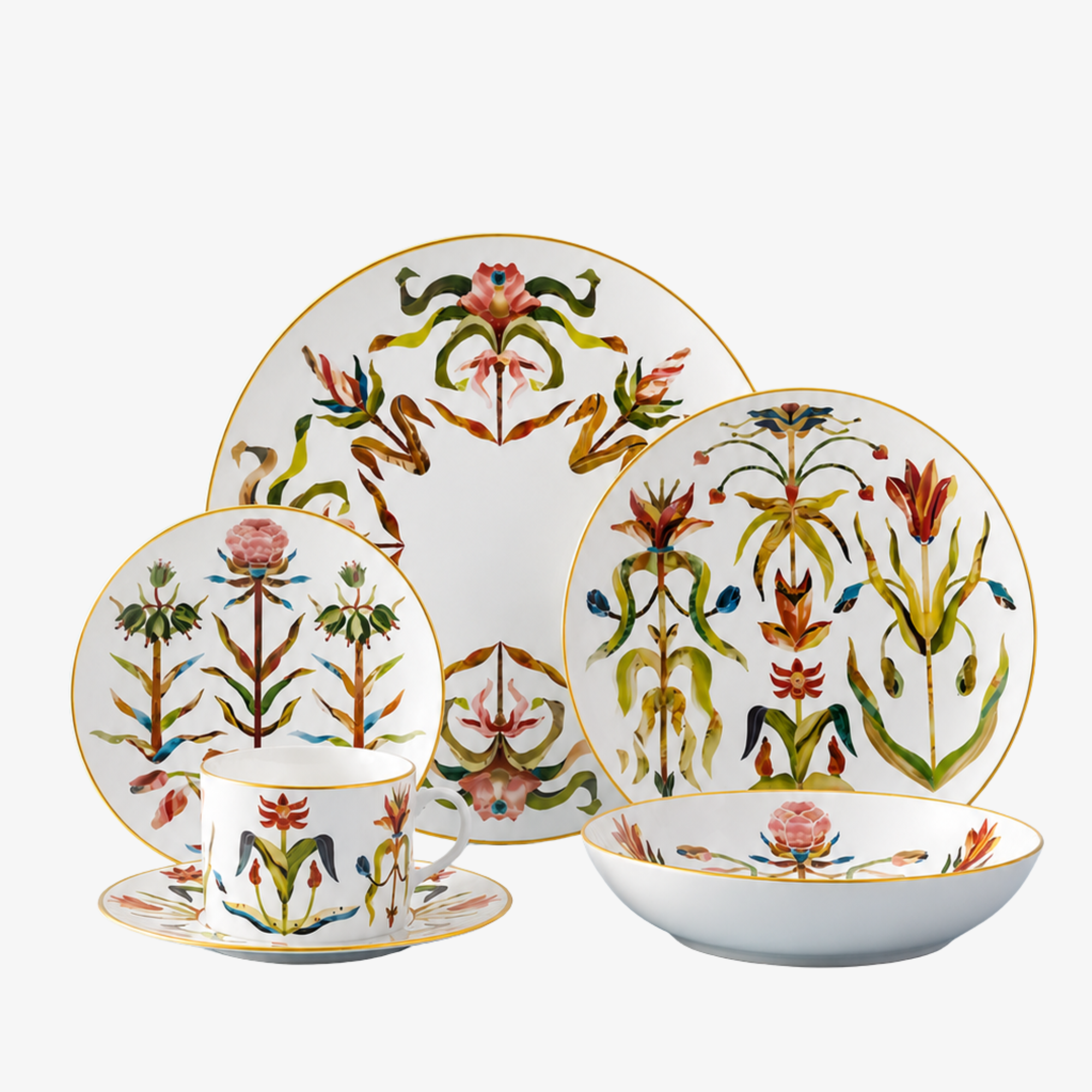 Grand Tour Dessert Plate
