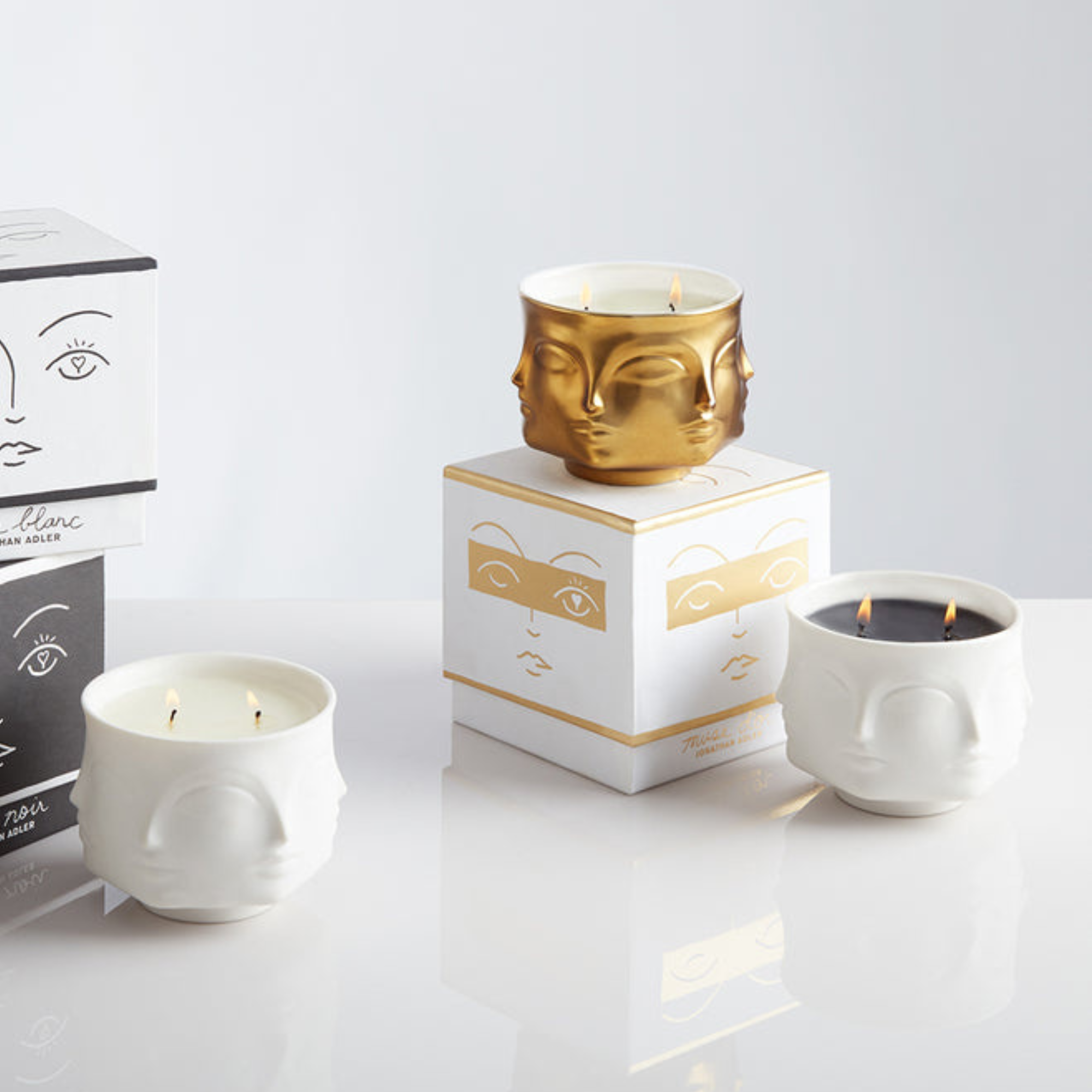 Muse Noir Ceramic Candle