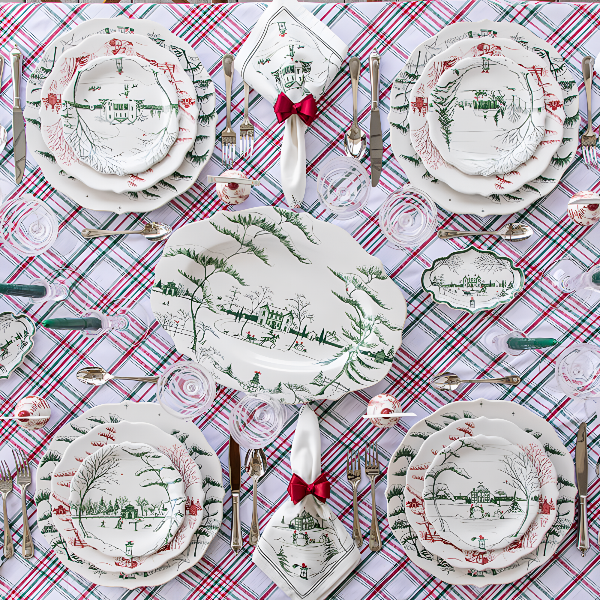 Country Estate Winter Frolic 18" Platter