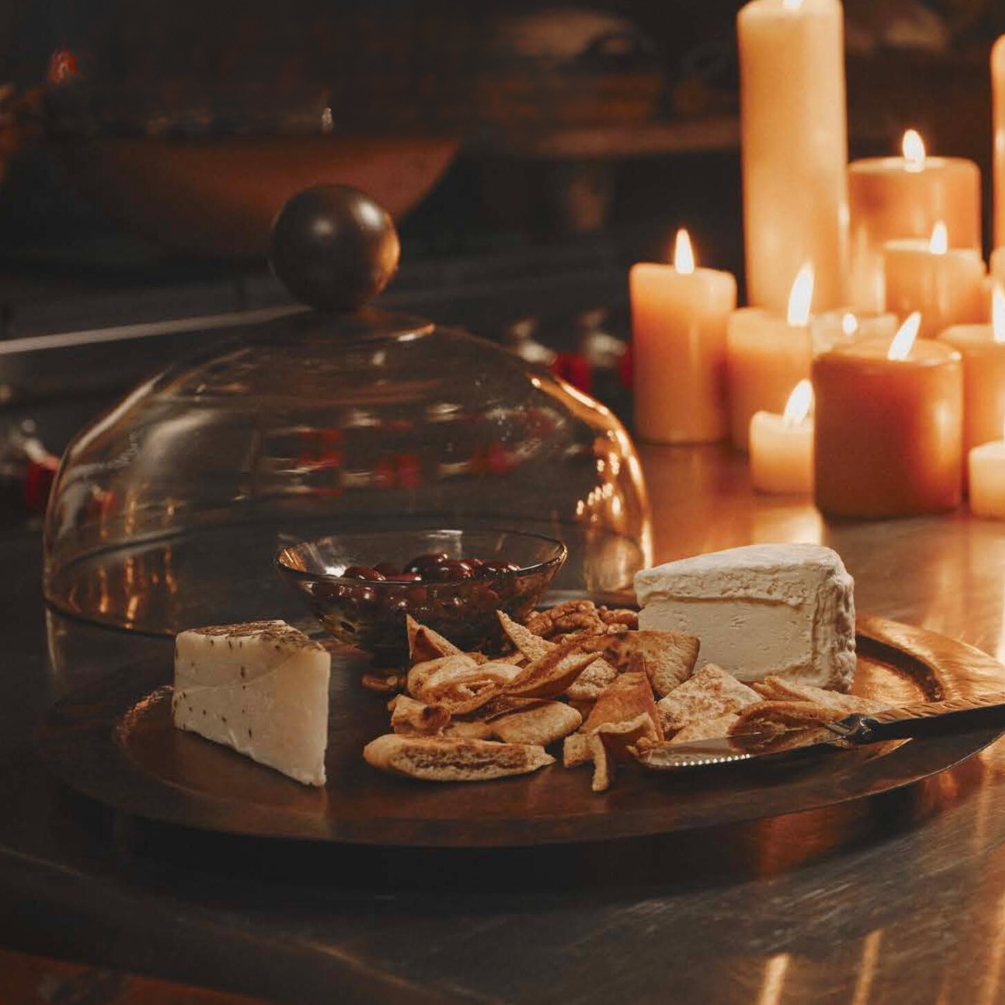 Quesera Cheese Plate with Dome