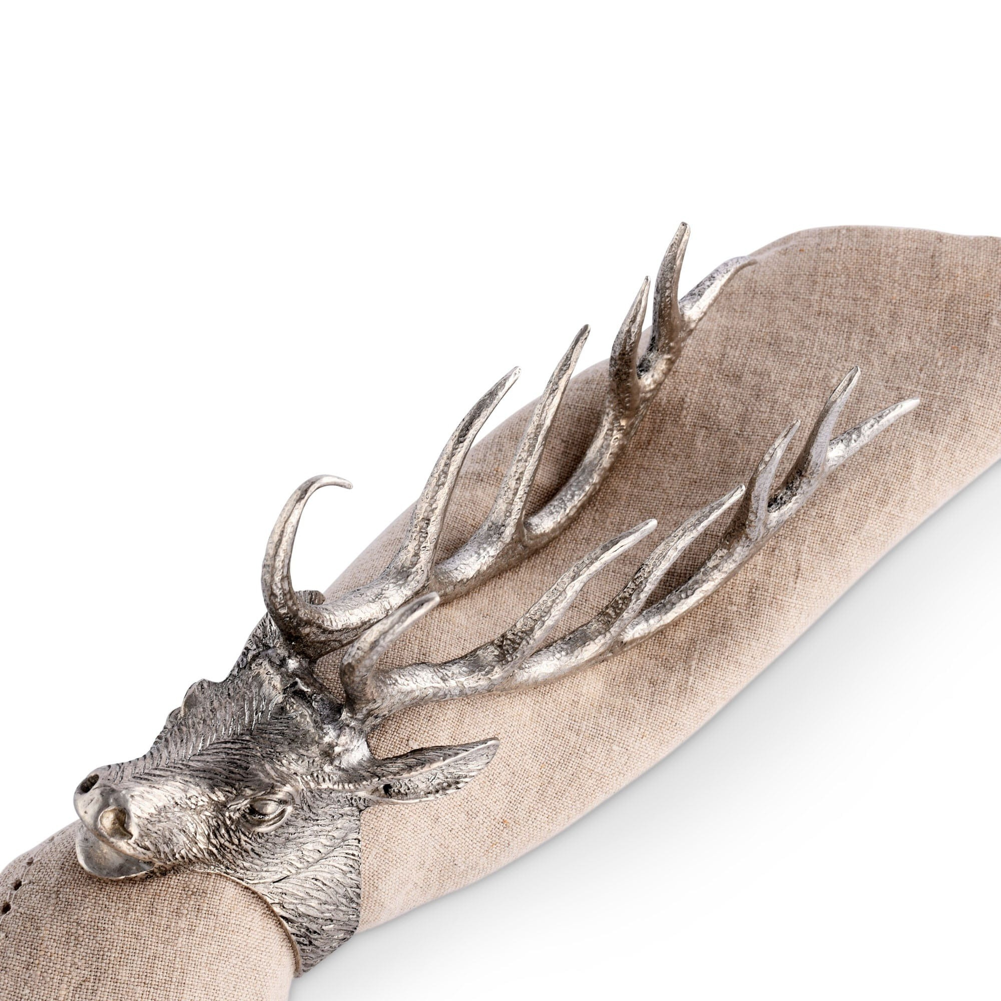 Elk Head Napkin Ring - Set of 4