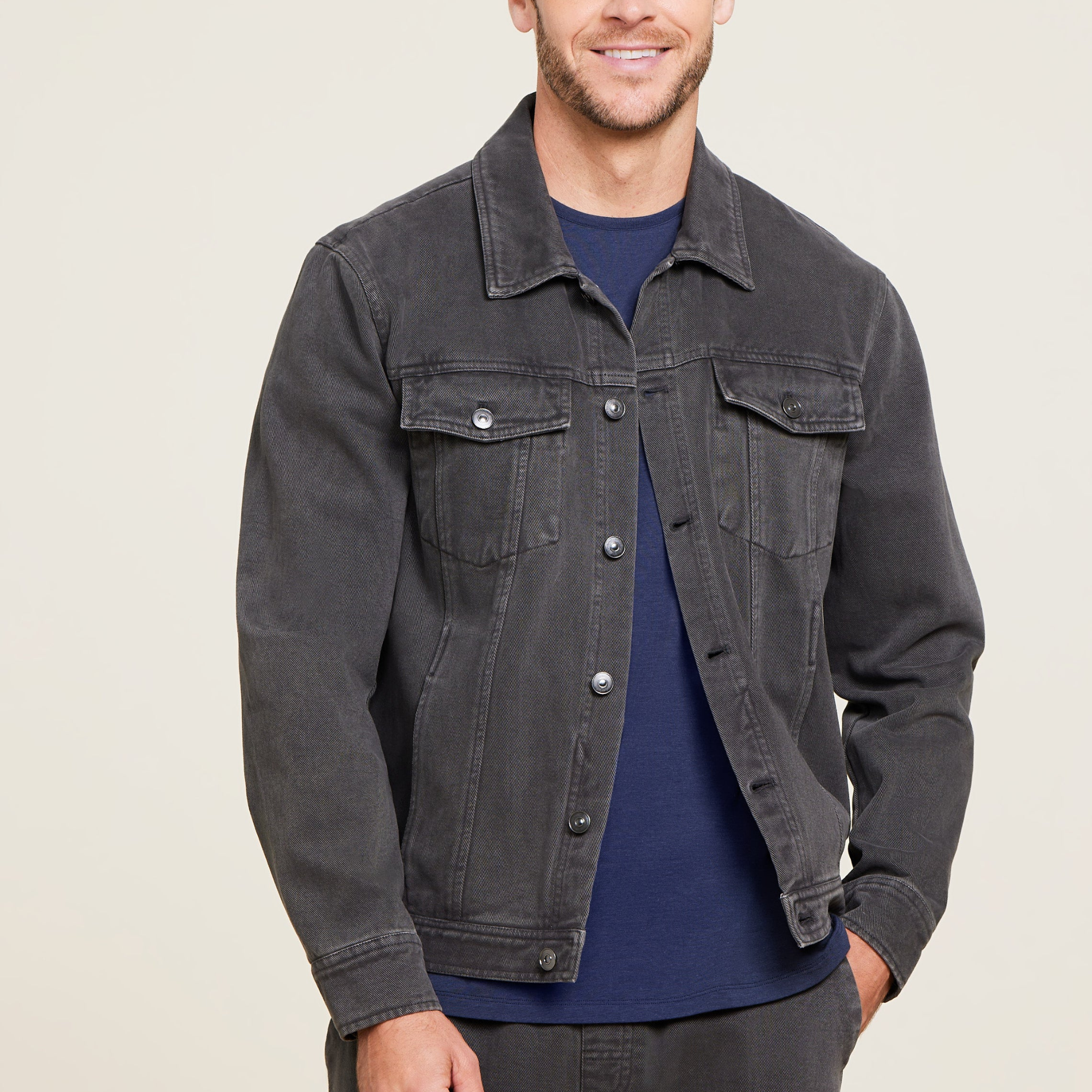 Malibu Collection Men's Brushed Twill Jacket