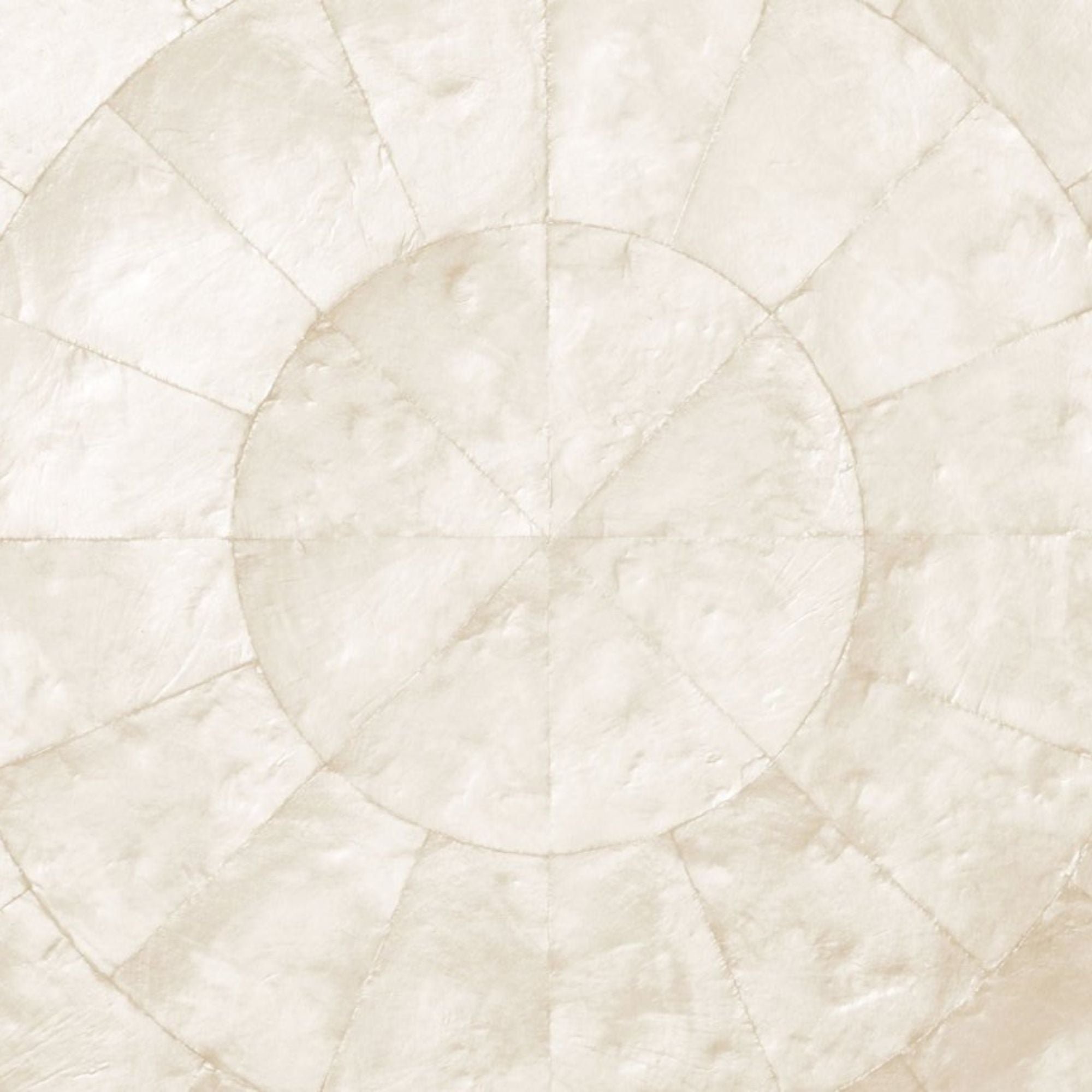 Round Capiz Placemat in Natural - Set of 4