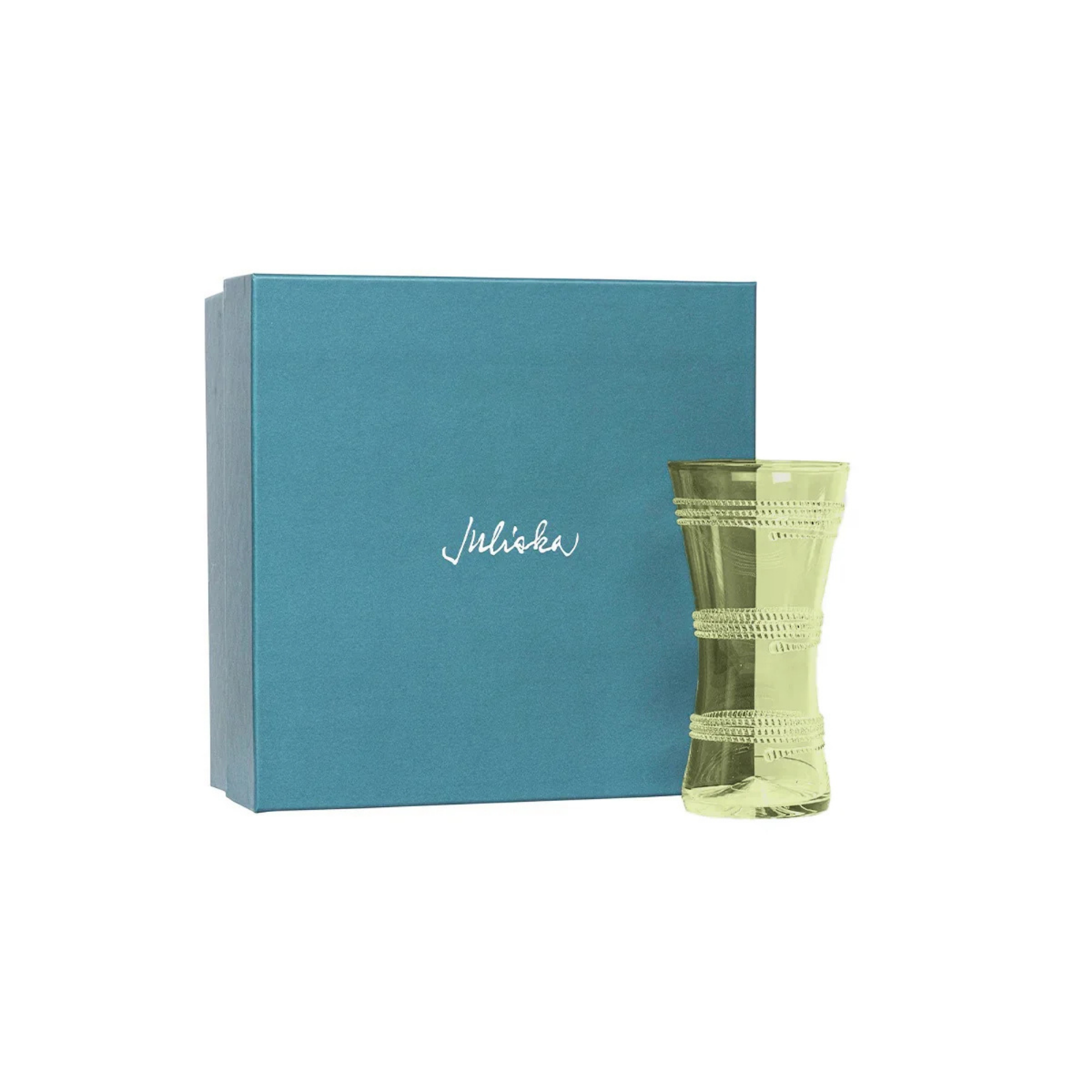 Ella Corset Vase in Green