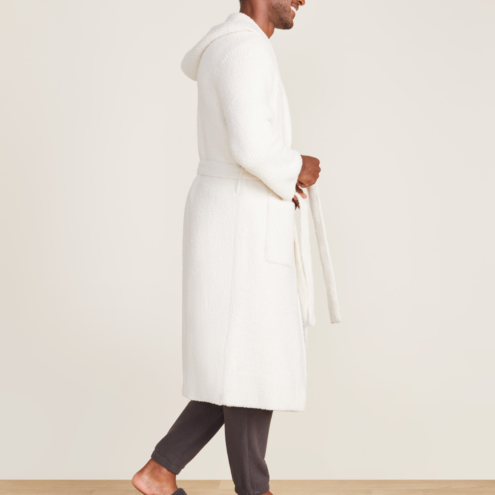 CozyChic Ribbed Hooded Robe