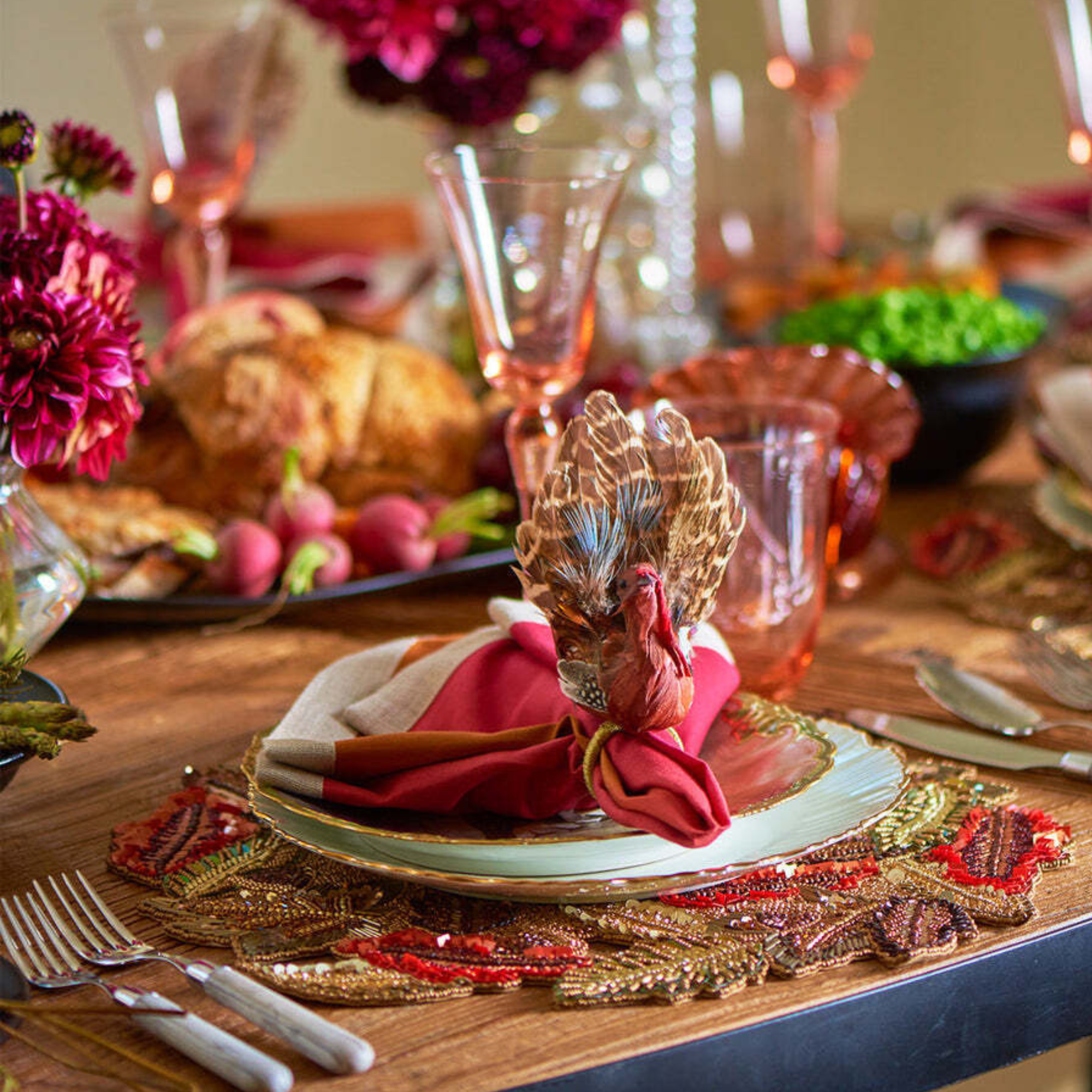 Gobble Napkin Ring - Set of 4