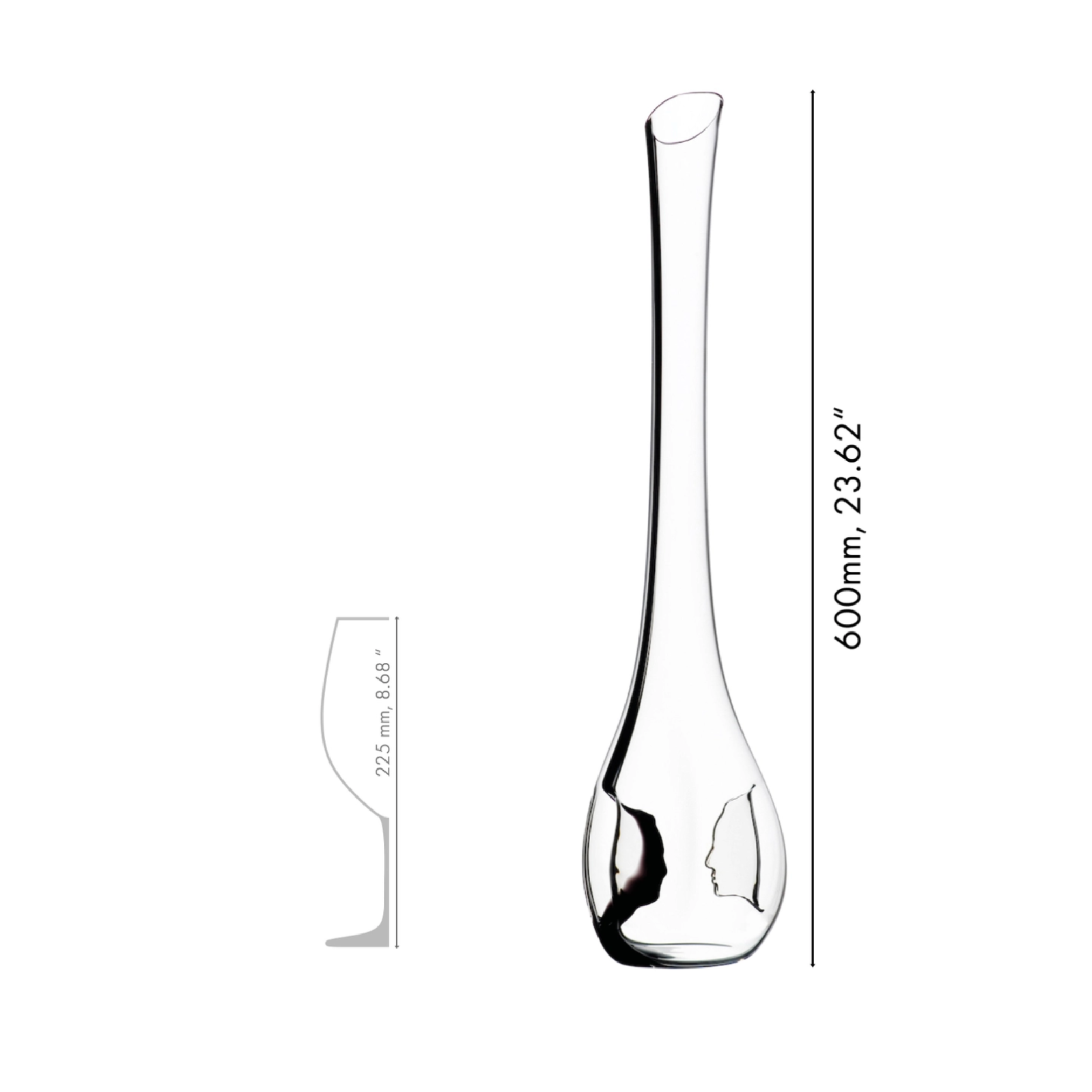 Black Tie Face to Face Decanter