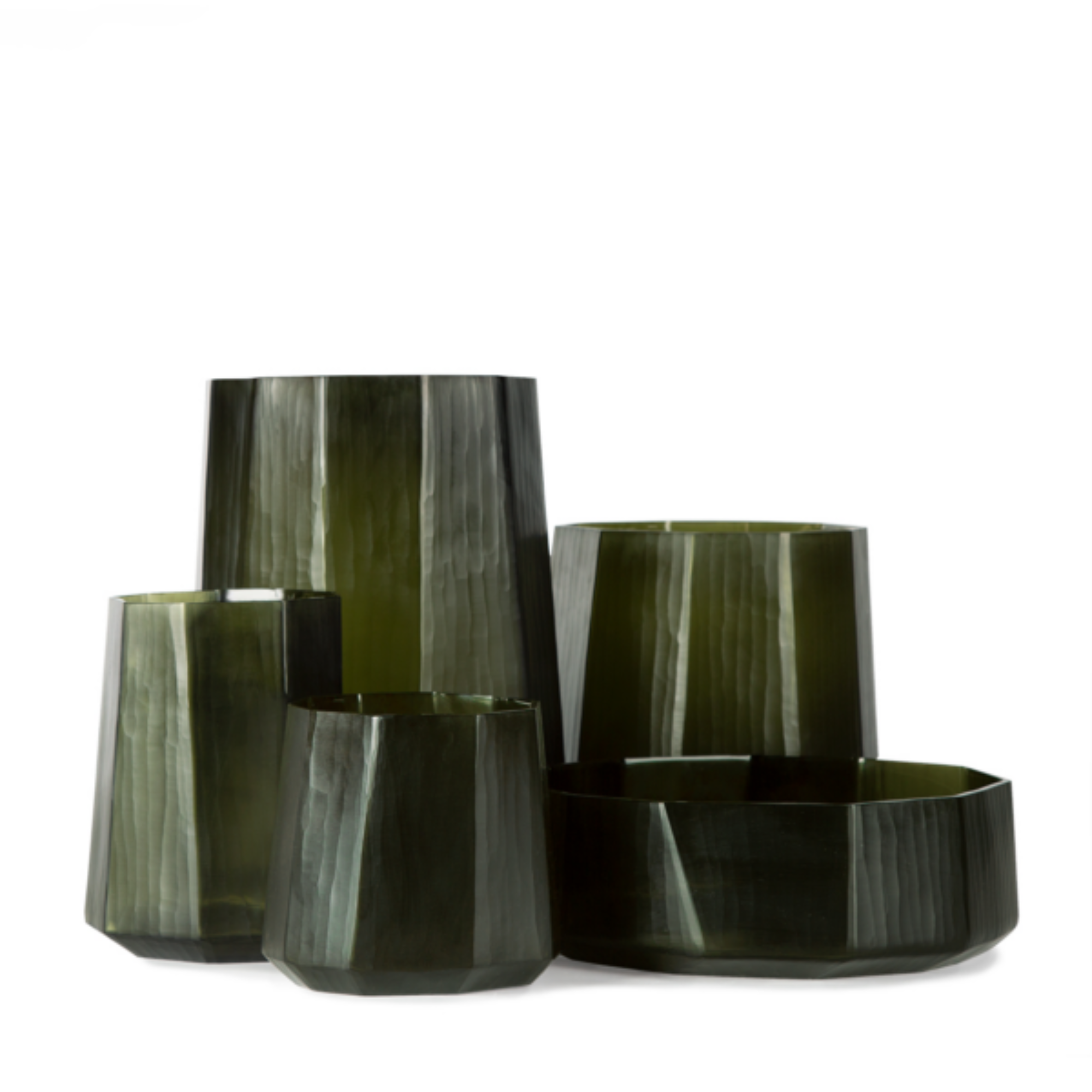 Okka Vase - Black Steelgrey