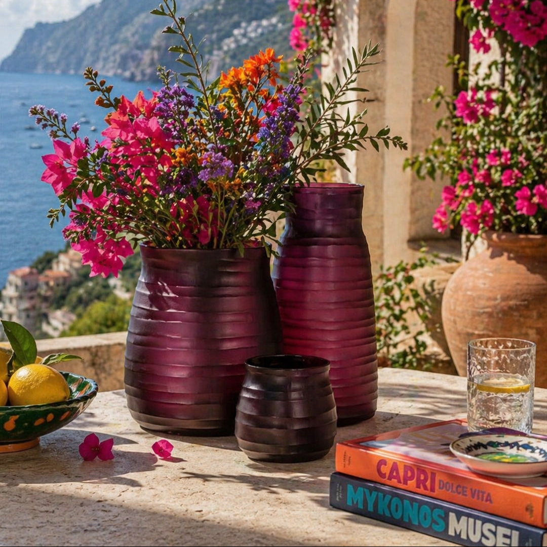 Mathura Vase - Amethyst