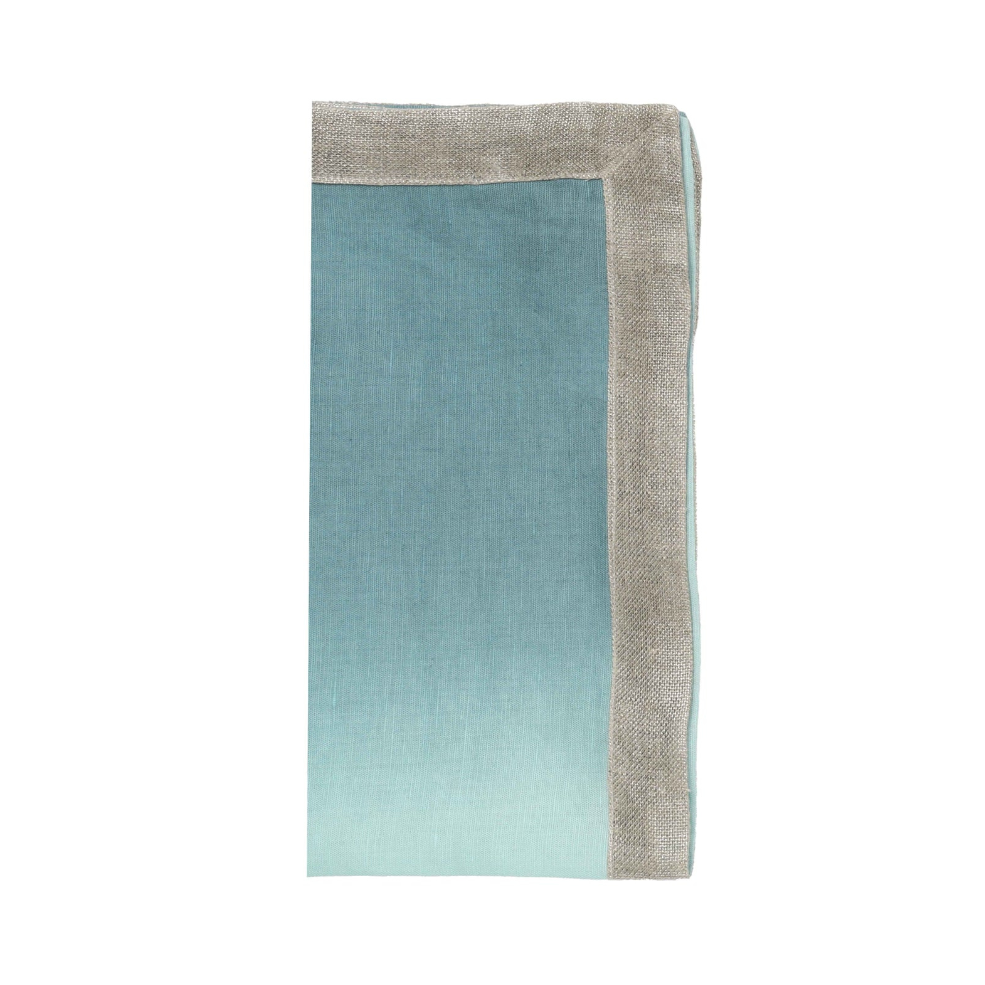 Dip Dye Napkin in Sky & Blue - Set of 4