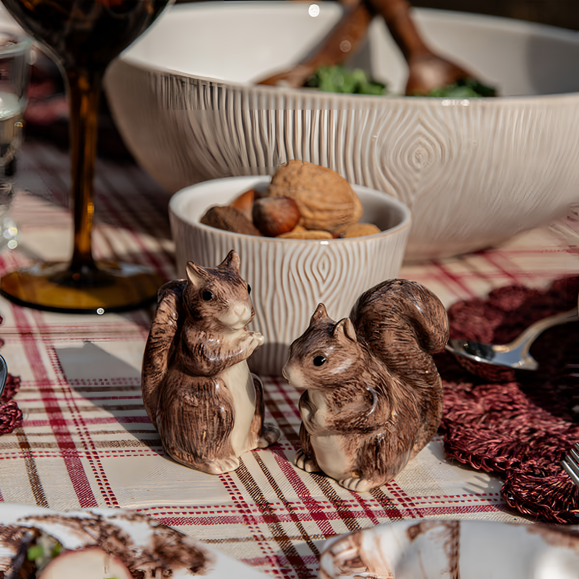 Clever Creatures Squirrel Salt and Pepper Set