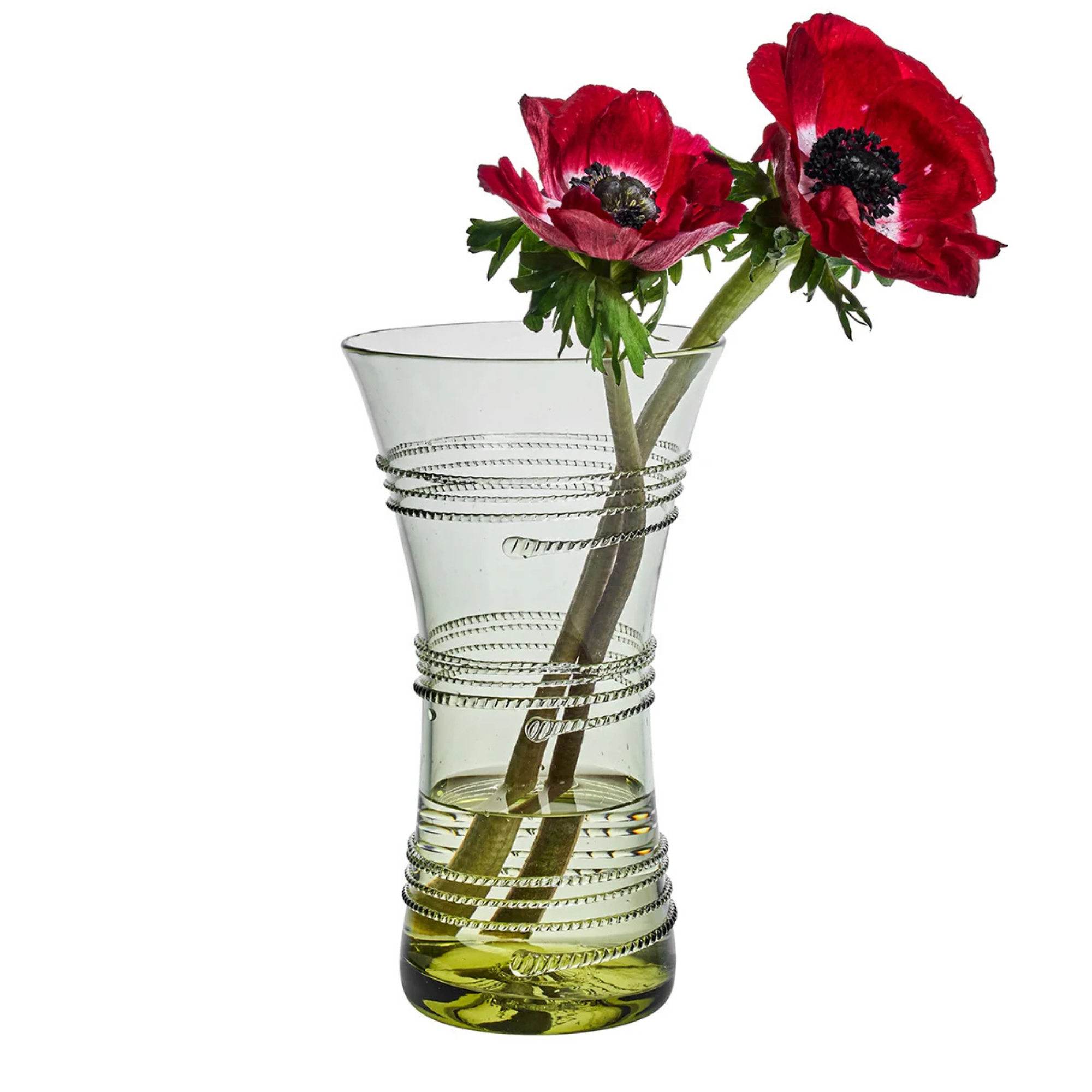 Ella Corset Vase in Green